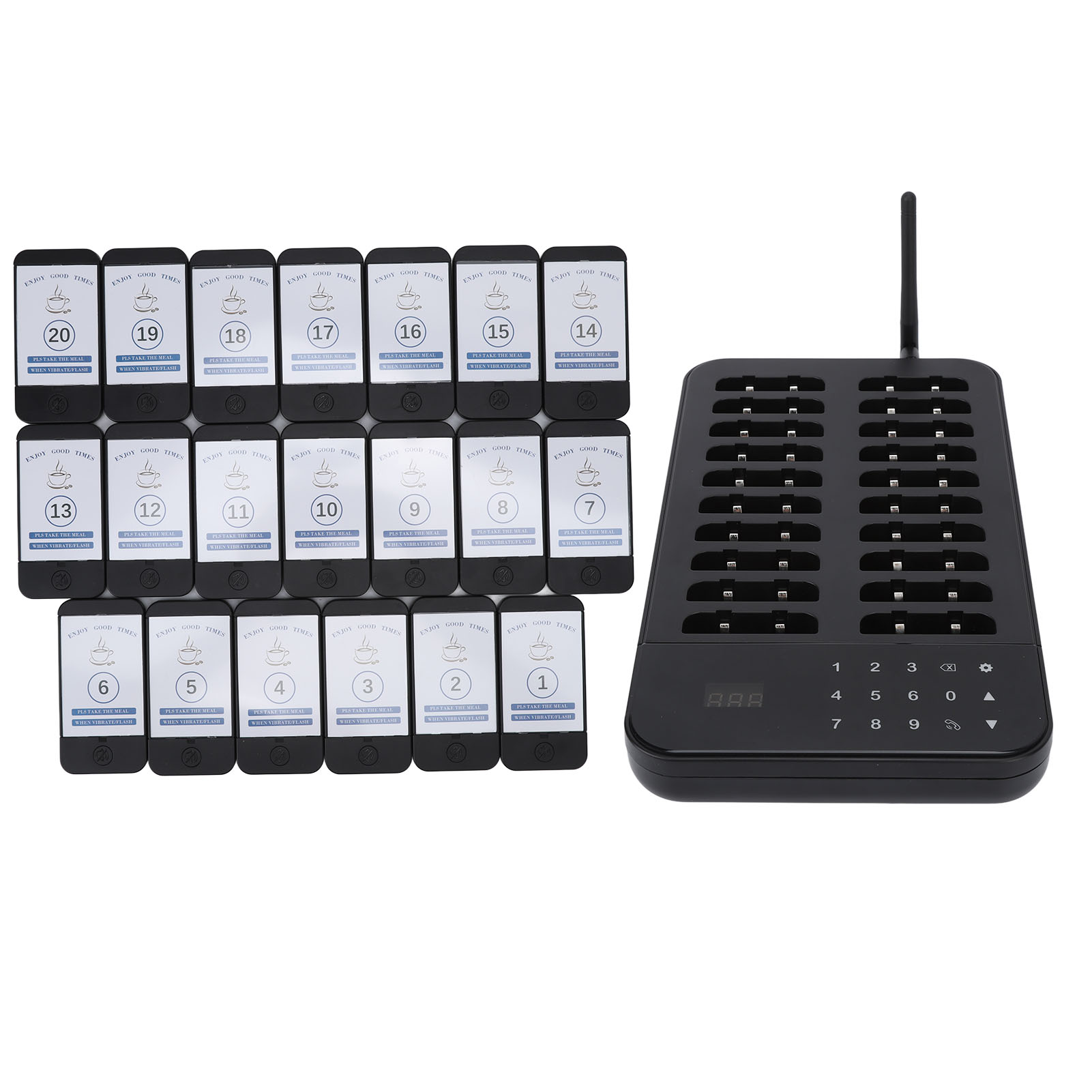 Wireless Calling System 3 Calling Modes Touch Control Maximum 998 Pagers Res ZZ1 - Photo 15/21