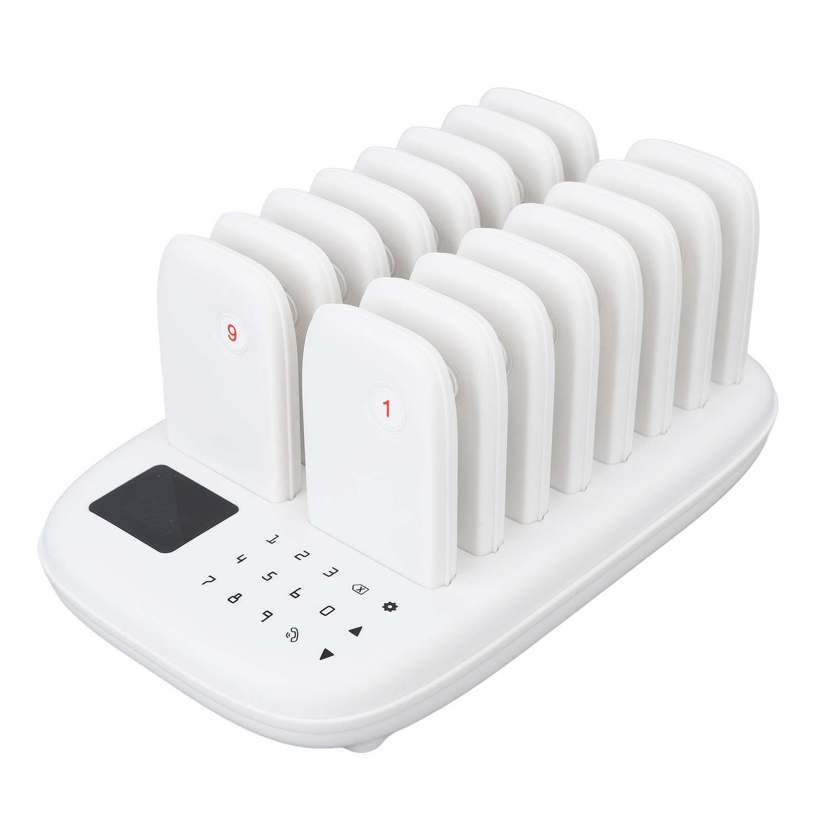 Wireless Calling System 16 Pagers 546yd Transmission 2 Working Modes Touch C ZZ1 - Photo 21/24