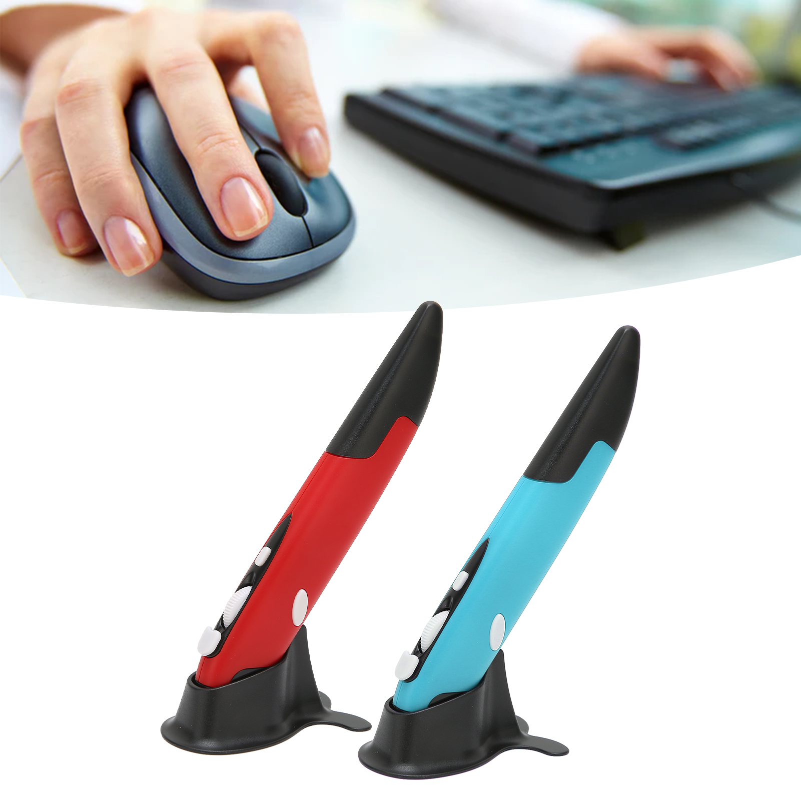 Wireless Optical Pocket Pen Mouse Adjustment 800 1200 1600 DPI Small 2.4GHZ SPM - Picture 28 of 28