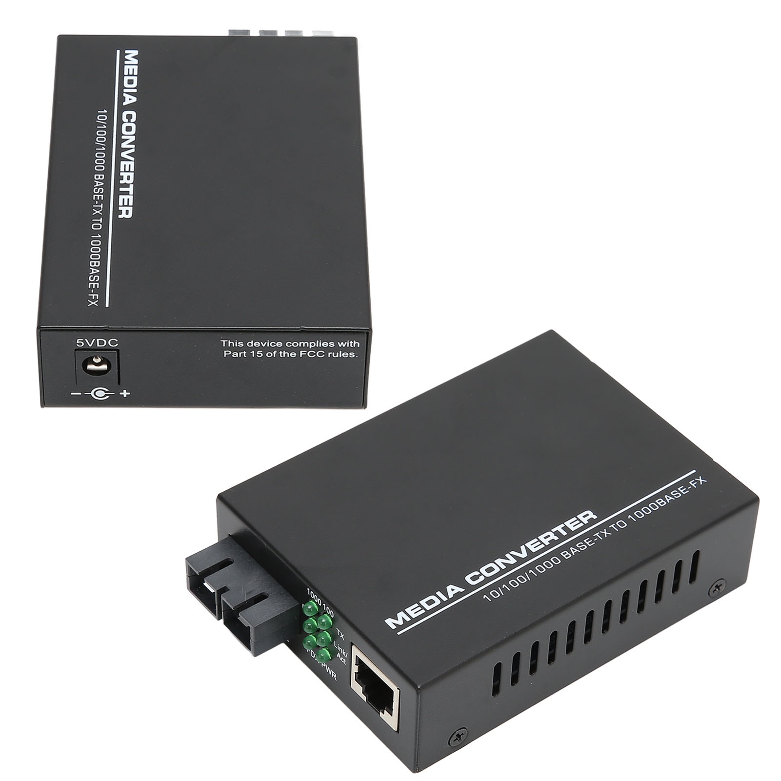 Gigabit Fast Ethernet Media Converter Single Mode Dual SC 10 100 1000Base Tx CB - Afbeelding 28 van 31