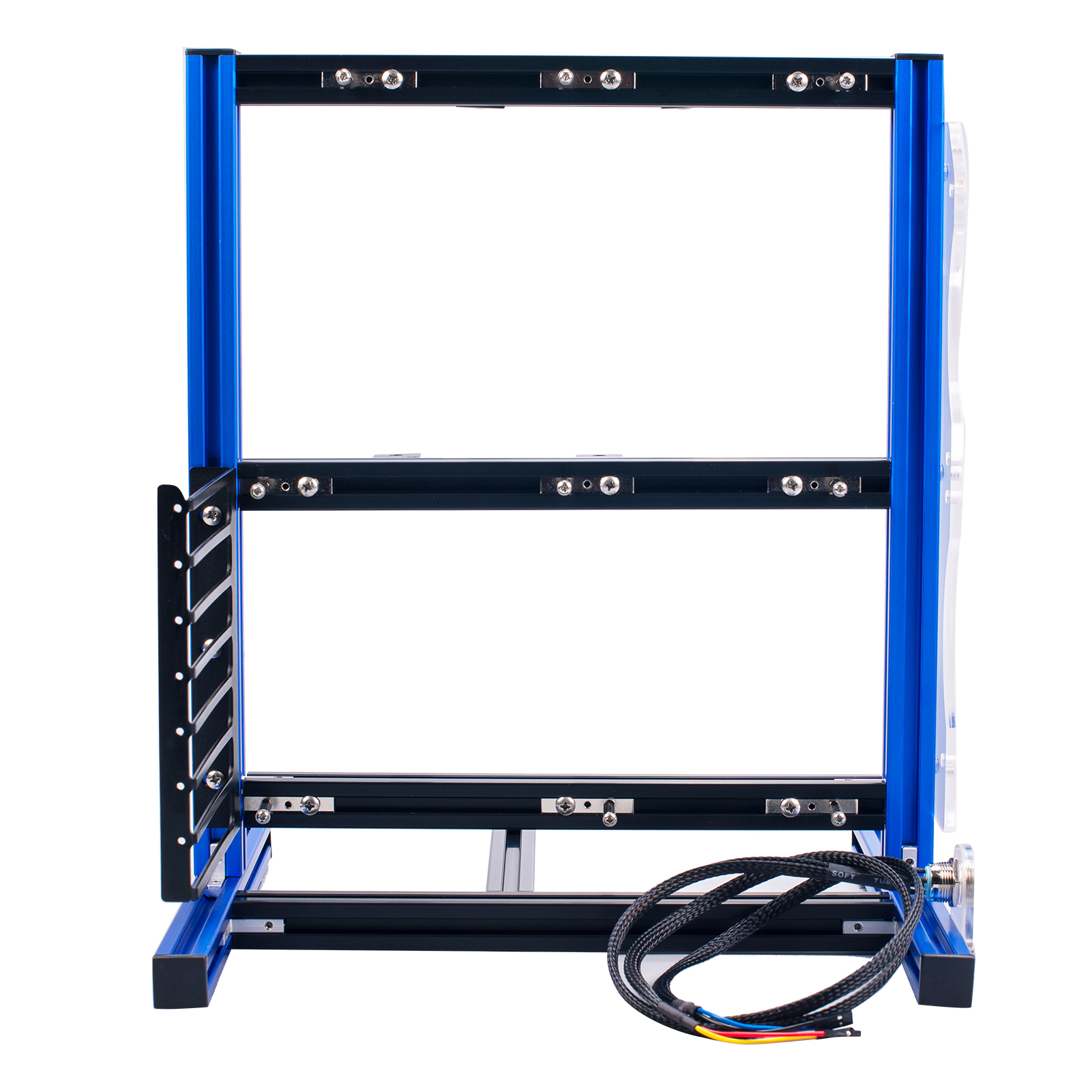Computer Open Case Bracket Excellent Heat Dissipation Vertical Aluminum DIY F DB - Photo 16/18