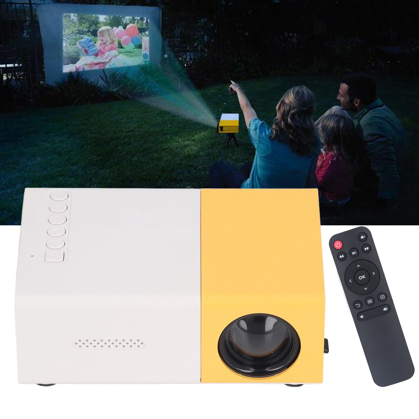 Mini Projector Mini 24 To 60in 1920x1080 Resolution Large Screen Projector GS0 - Picture 19 of 24