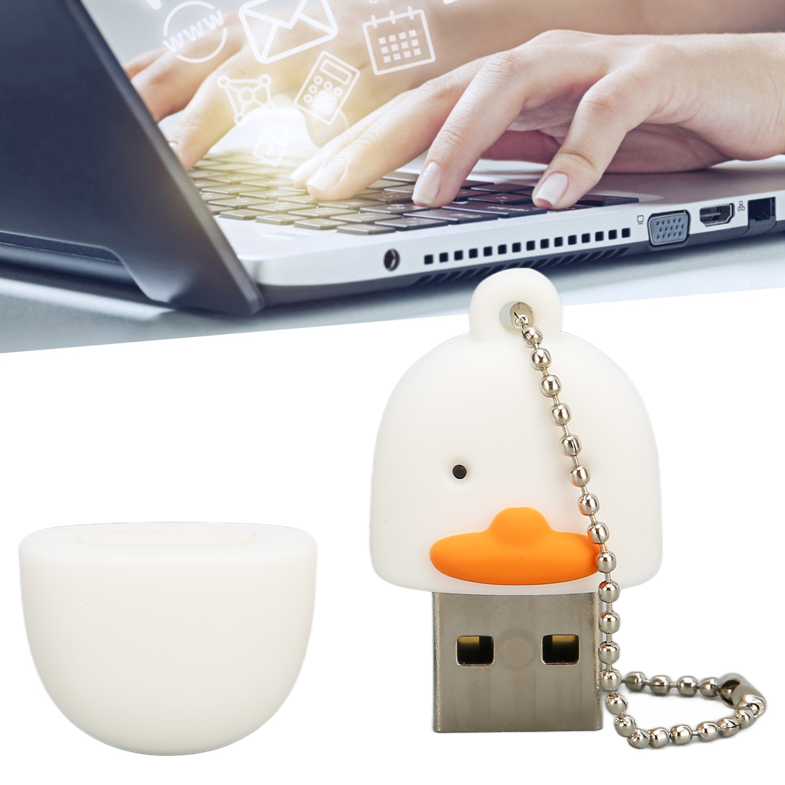 Cartoon Flash Drive USB Interface Ultra Stable Technology Cute U Disk Plug An FY - Afbeelding 29 van 34