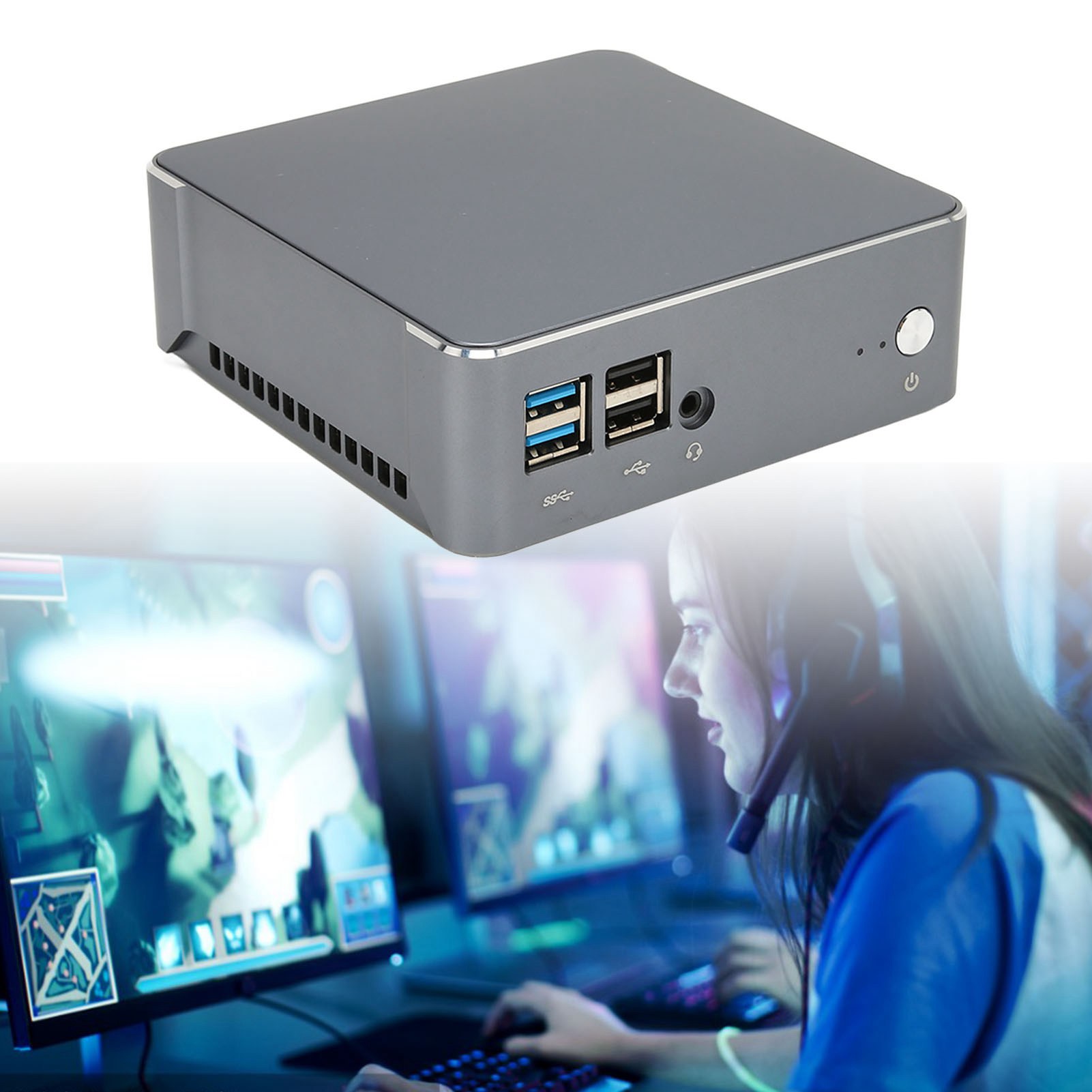 Mini PC I7 1165G7 CPU 4GB 128GB Dual DDR4 Dual Band WiFi Mini Desktop Compute CB - Afbeelding 27 van 29