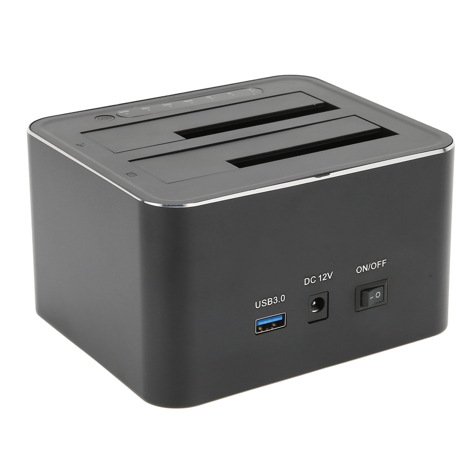 USB 3.0 To Dual Slot HDD Docking Station Offline Clone Supports 2x 16TB CB - Afbeelding 11 van 13