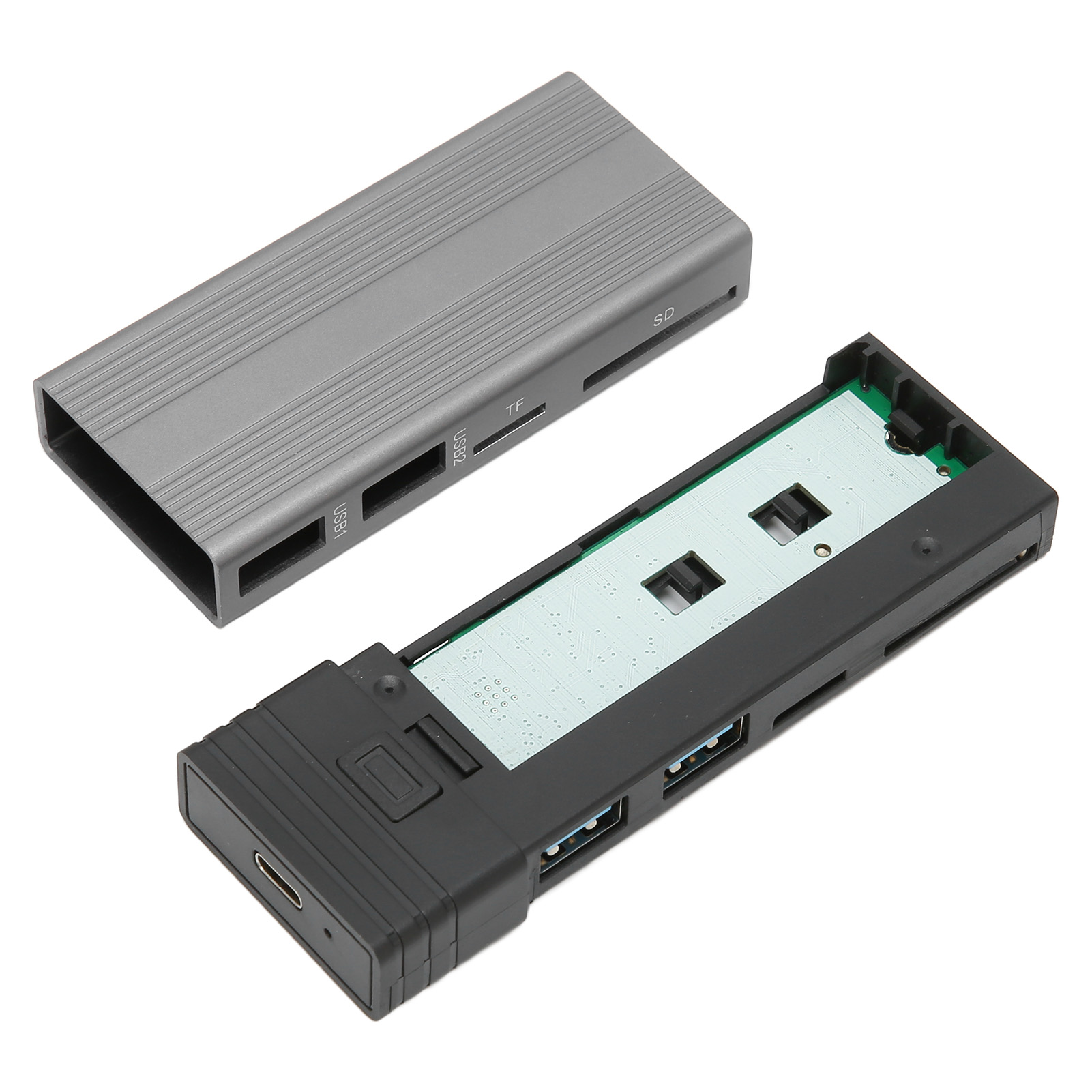 Nvme SSD Enclosure 4 In 1 USB3.0 M.2 NVME NGFF Maximum 10Gbps Auto Sleep NGFF FY - Afbeelding 30 van 30