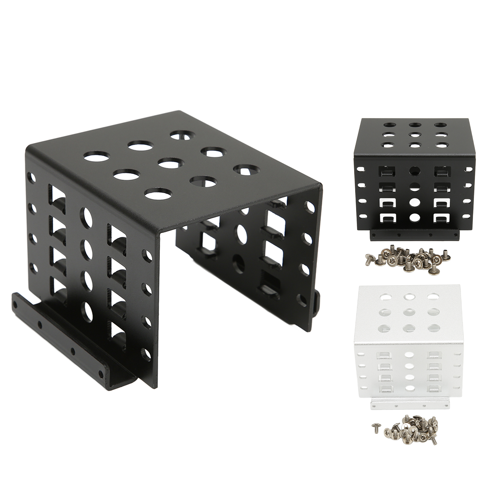 2.5in HDD Mounting Rack Hollow Design High Hardness 2.5in Hard Drive Cage Fo NEW - Zdjęcie 13 z 18