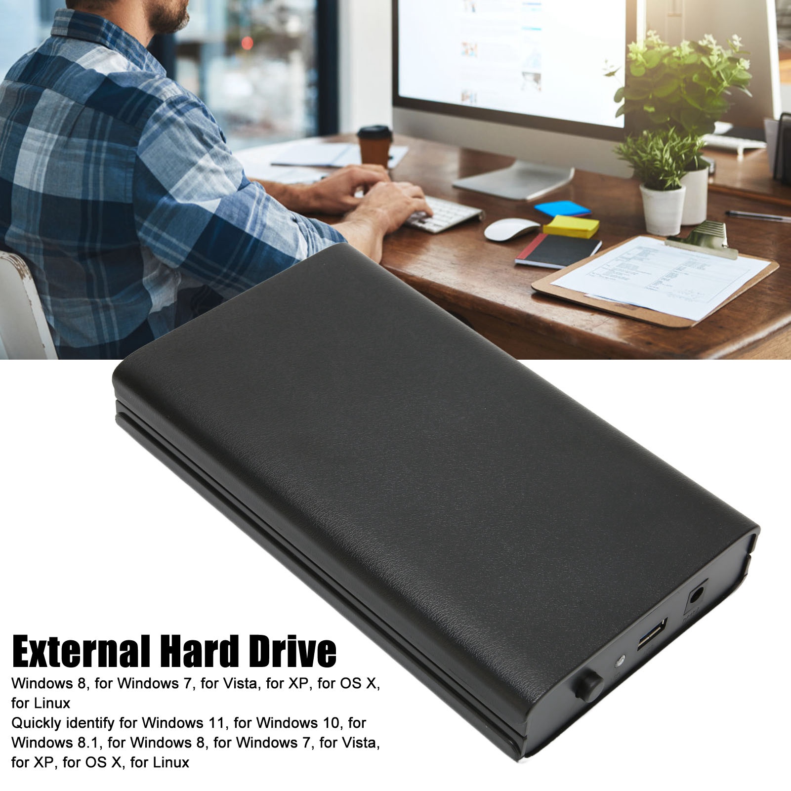 3.5in 2.5in USB3.0 To HDD Enclosure 6Gbps Support I II III External FY - Afbeelding 26 van 31