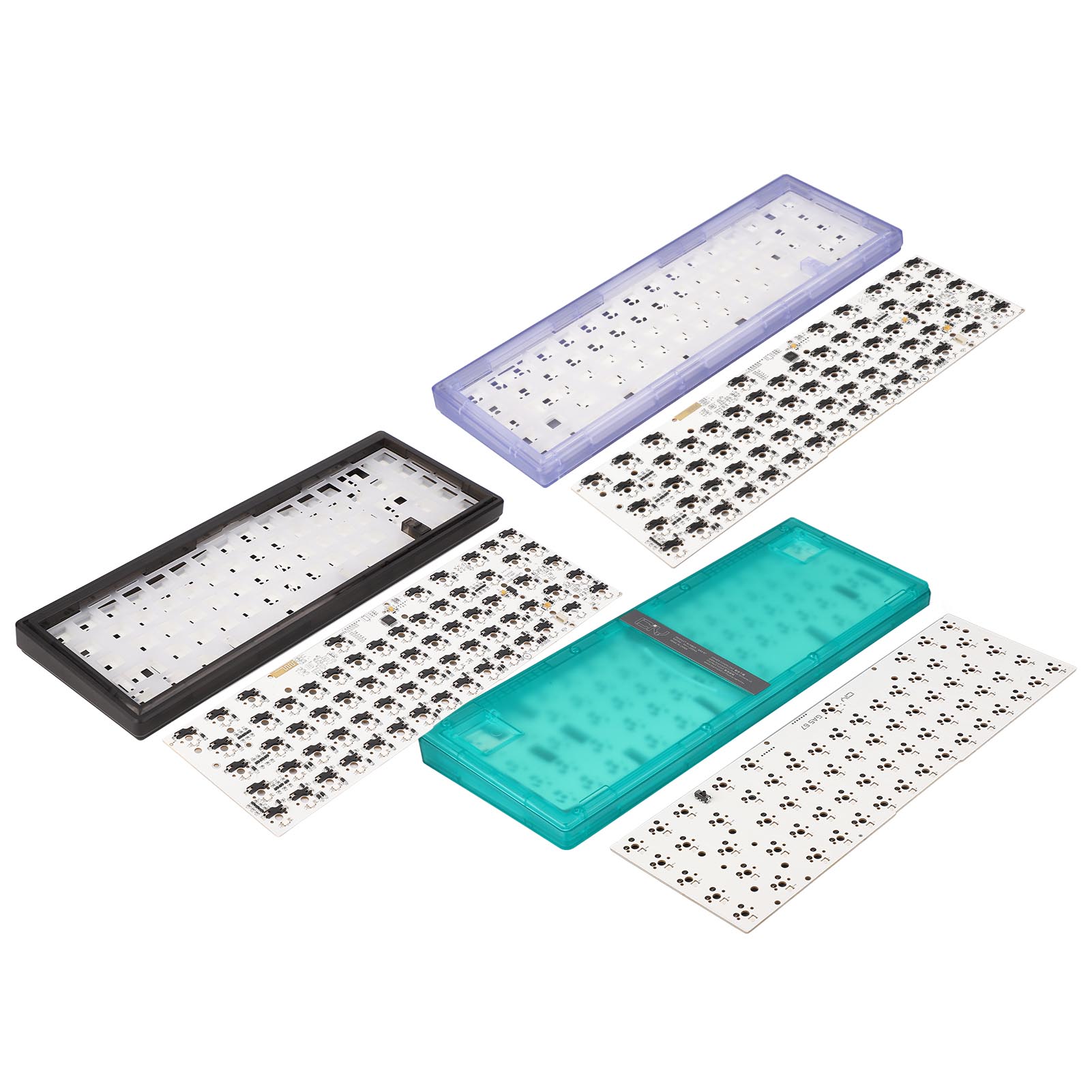DIY Mechanical Keyboard Kit 67 Keys Wired Switch Hot Swap RGB Backlit Support FY - Afbeelding 26 van 33