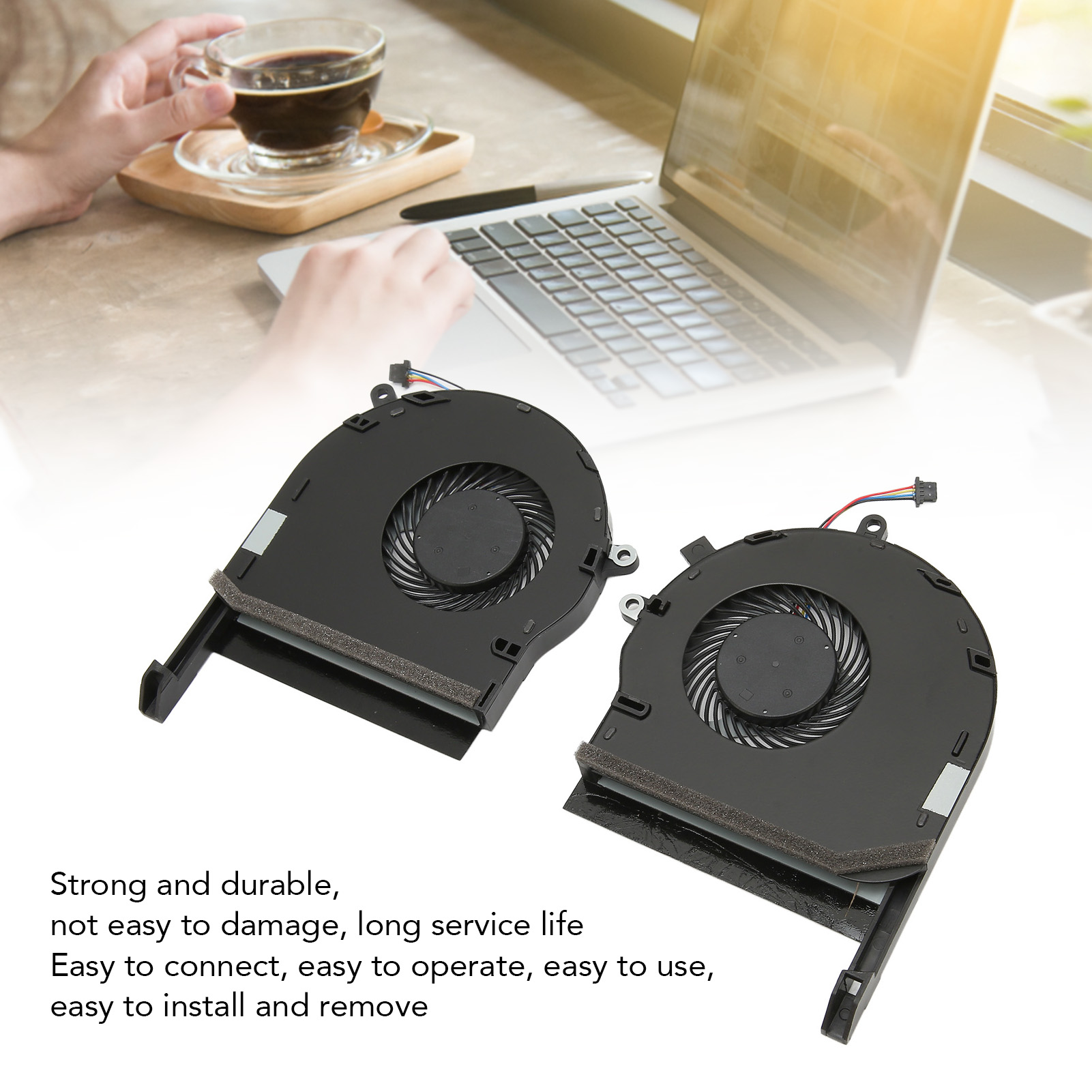 CPU GPU Cooling Fan Replacement For ROG TUF Gaming FX504 FX80 FX80G FX80 FY - Afbeelding 29 van 31