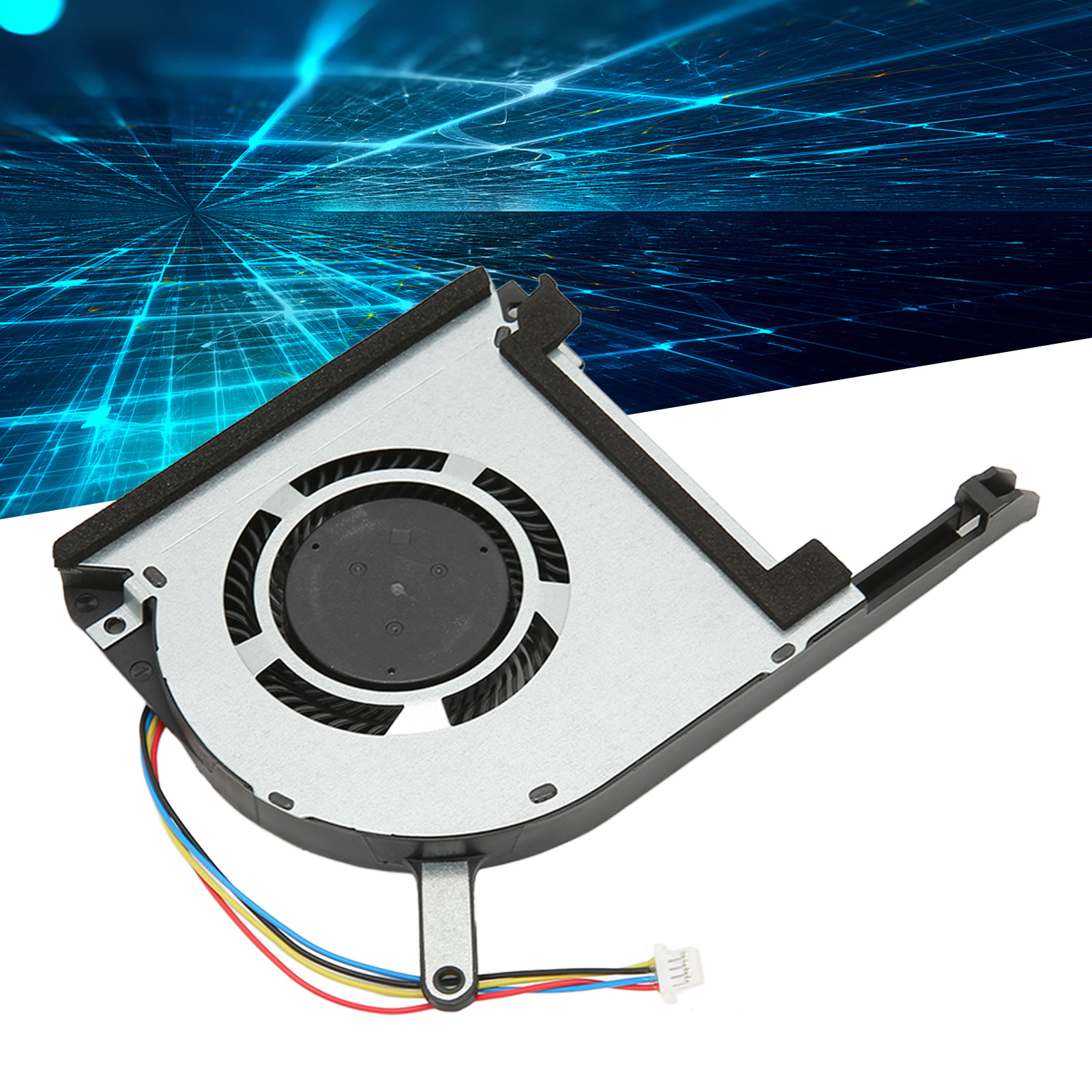 Laptop Cooling Fan 4pin Connector Easy Connection Fast Cooling Laptop Cooling FY - Afbeelding 25 van 31