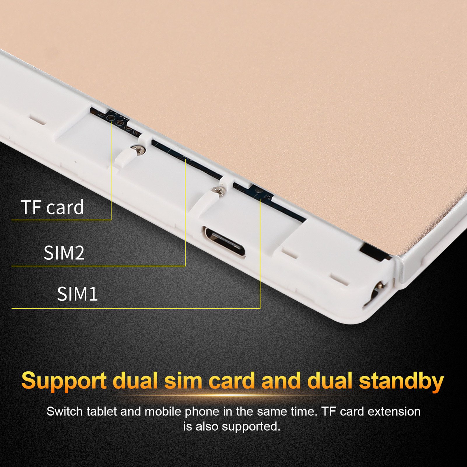 8 Inch Tablet 8 Inch IPS 1920x1200 Octa Core CPU 4GB RAM 64GB ROM 8800mAh Ba Fit - Picture 27 of 29