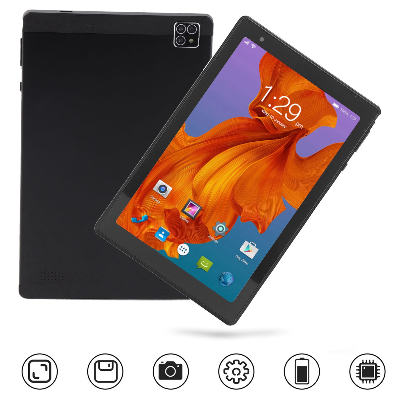 8in Tablet 4GB RAM 64GB ROM Expandable Up To 128GB Dual Camera 1920x1200 IPS NEW - Imagen 19 de 21