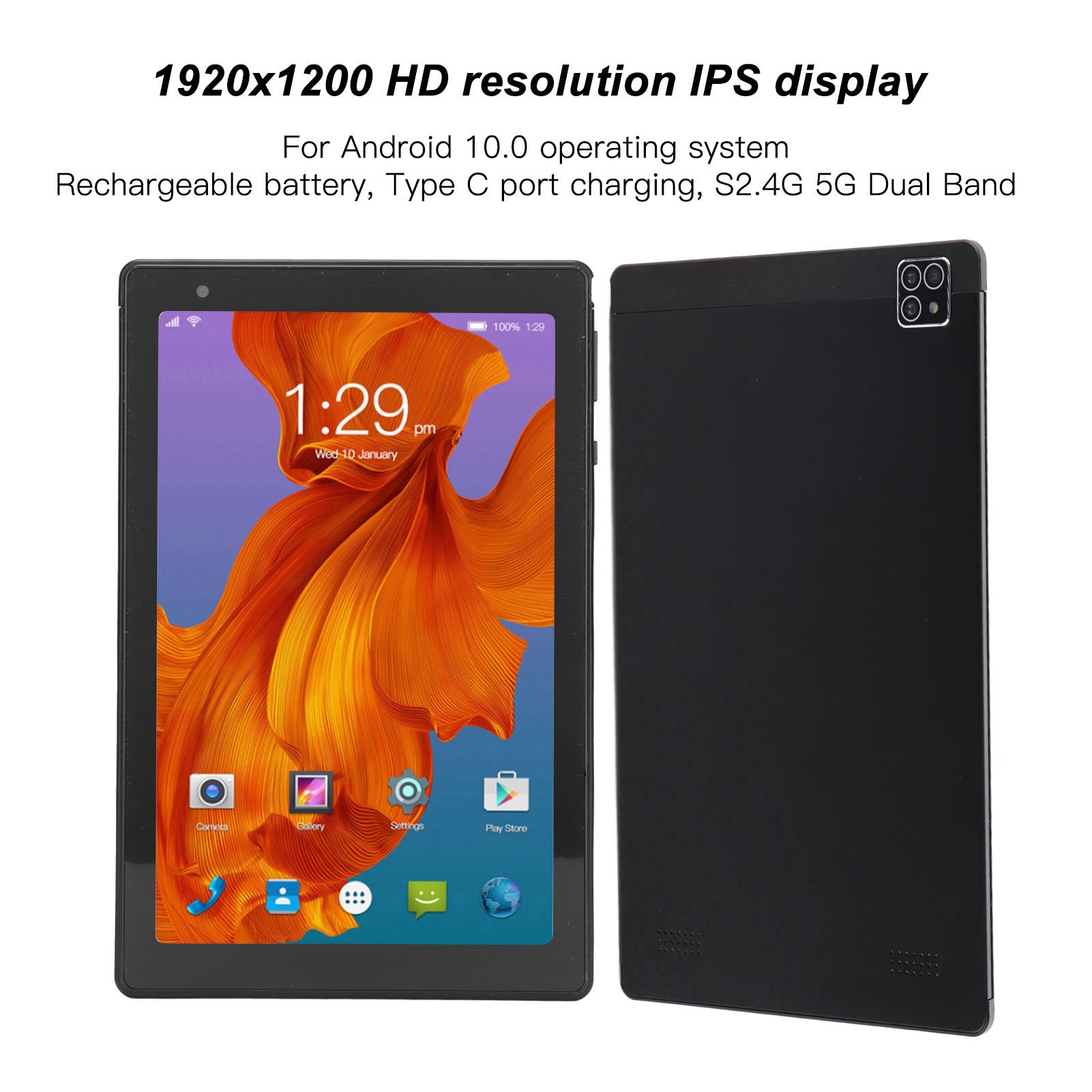 8 Inch Tablet 4GB RAM 64GB ROM Expandable Up To 128GB Dual Camera 1920x1200 IPS - Picture 27 of 29