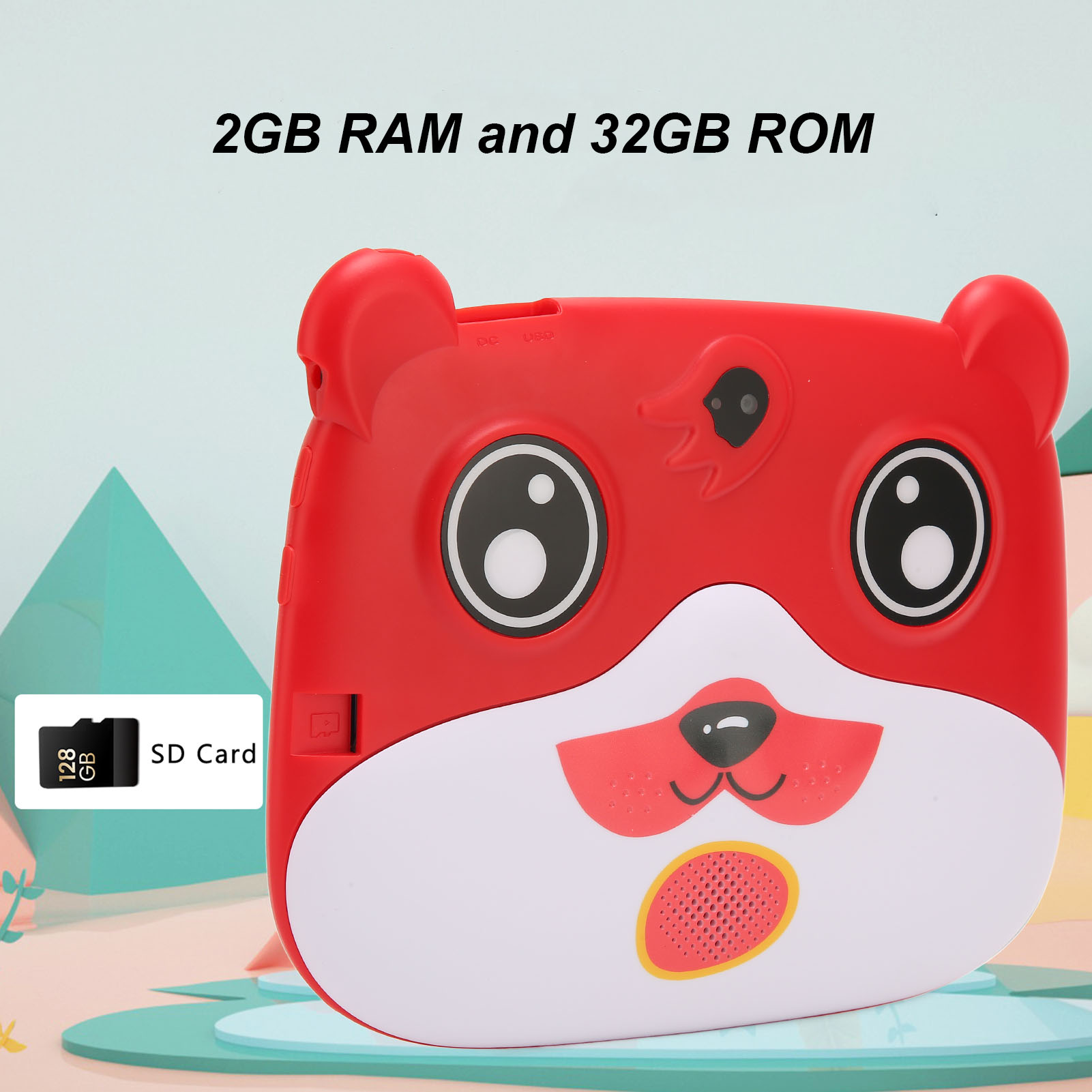 Kids Tablet 7 Inch Little Bear Shaped 2GB 32GB 5000mAh Octa Core CPU 7 Inch Part - Picture 14 of 18