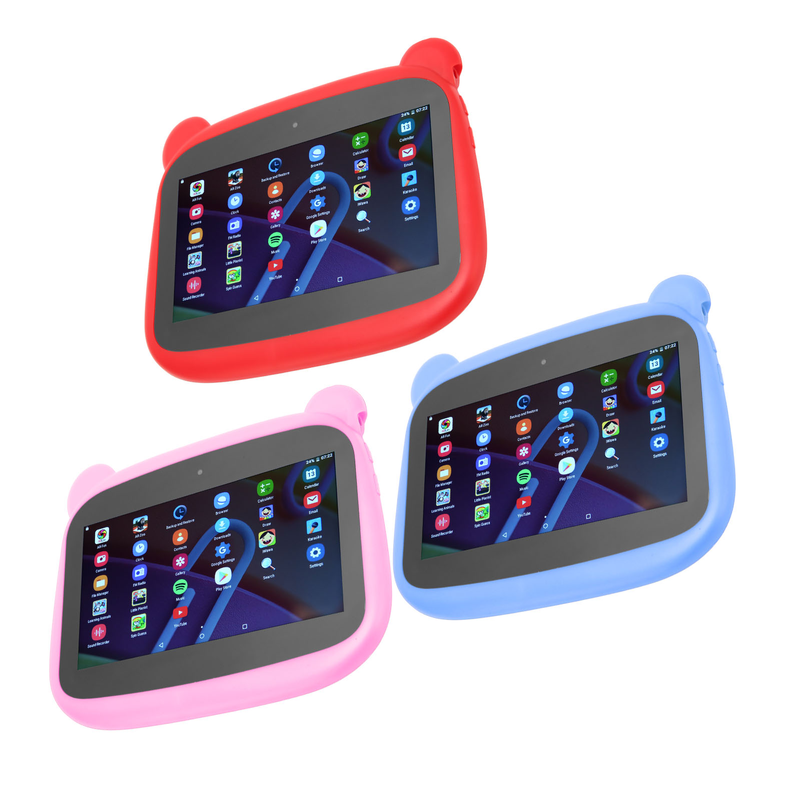 Kids Tablet 7 Inch Little Bear Shaped 2GB 32GB 5000mAh Octa Core CPU 7 Inch - Picture 23 of 28