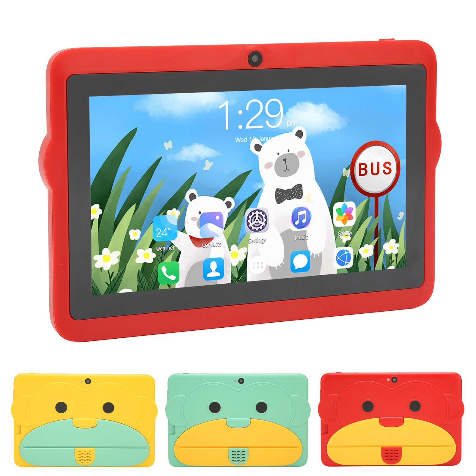7in Kids Tablet For Android10 5G WIFI Dual Band 2GB 32GB 8 Cores CPU Dual Camera - Picture 32 of 33