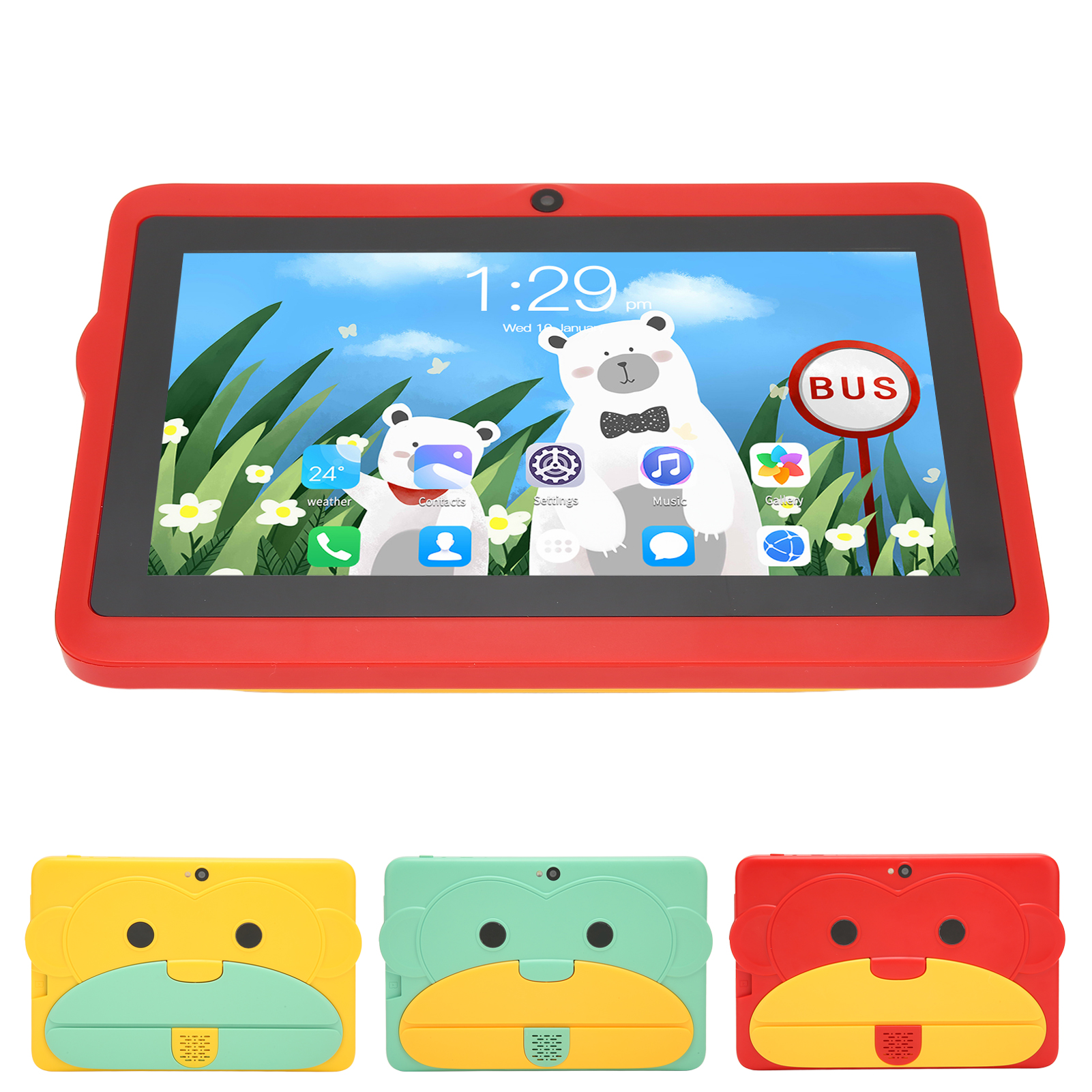 7in Kids Tablet For Android10 5G WIFI Dual Band 2GB 32GB 8 Cores CPU Dual Camera - Picture 26 of 33