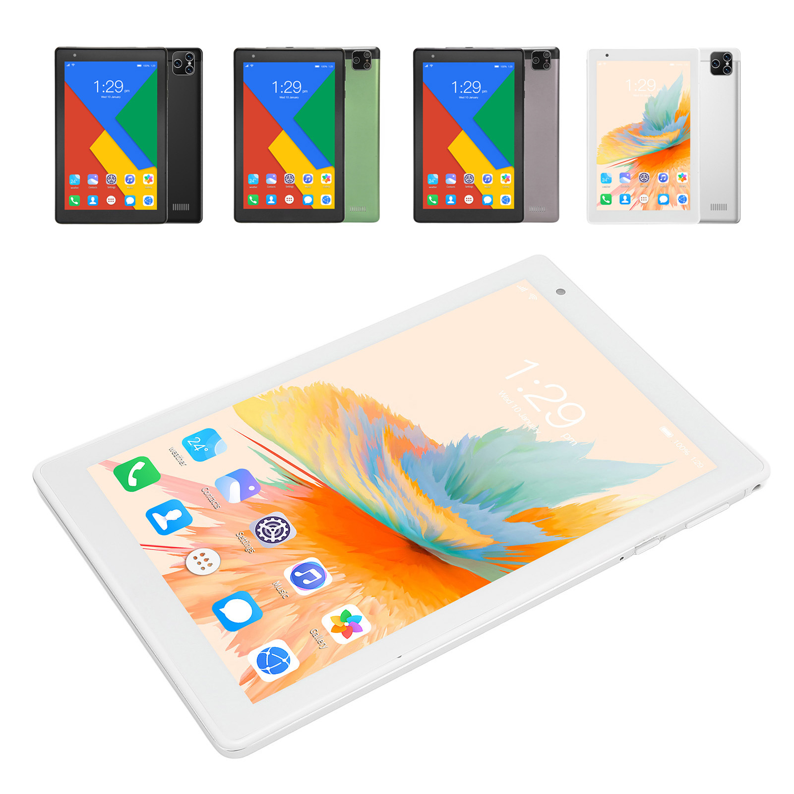 8in Kids Tablet 2G RAM 32G ROM 5G WIFI Dual Band Calling Tablet PC For Andr-o CB - Afbeelding 27 van 36