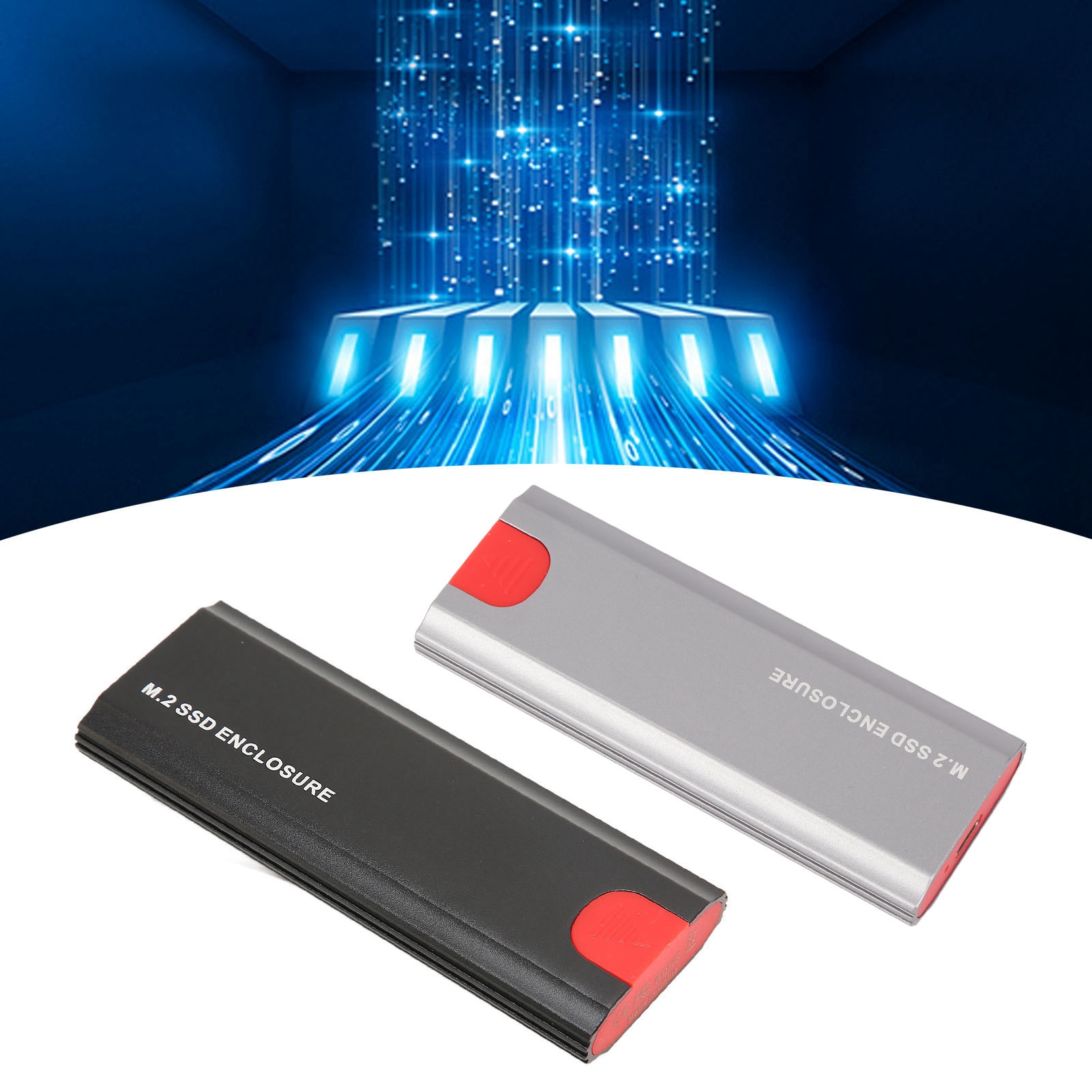 M.2 NVME SSD Enclosure 10Gbps High Speed Transmission PCIe NVMe M Key M.2 SSD CB - Afbeelding 29 van 30