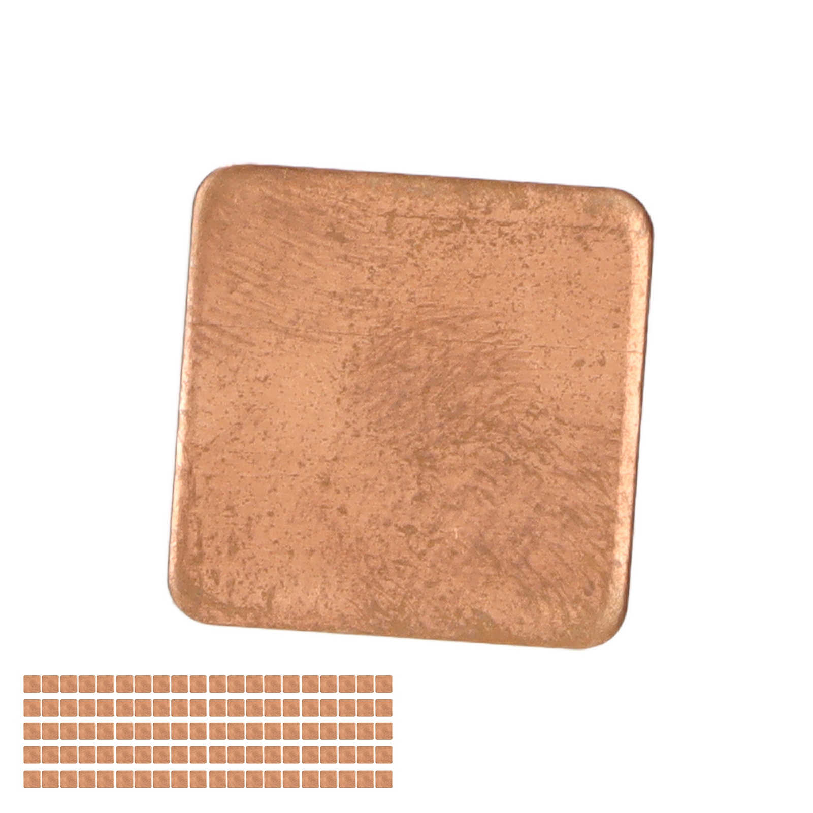 100x Copper Pad Shim Thermal Conductivity Burr Free Copper Shim Heatsink For SAL - Afbeelding 25 van 43