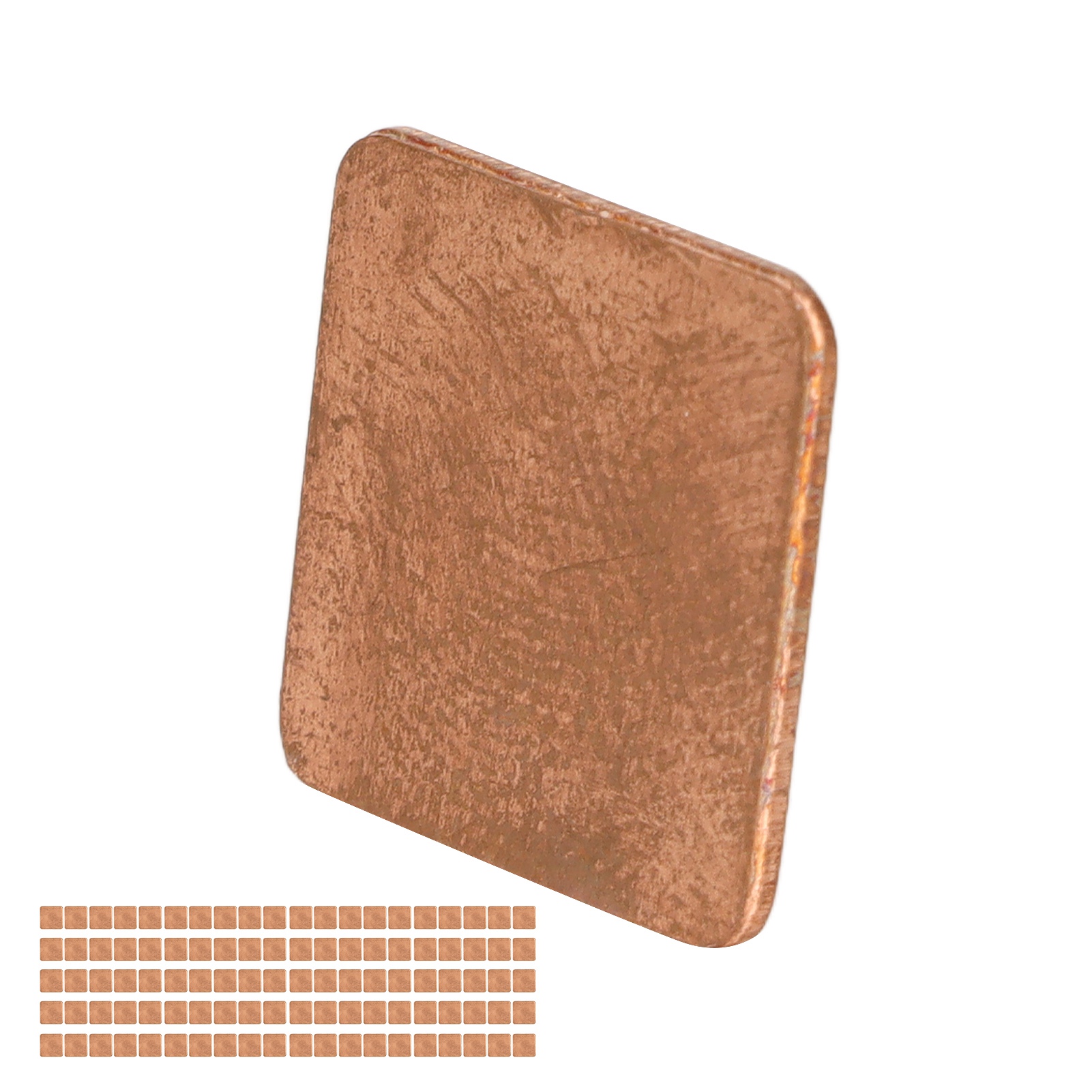 100x Copper Pad Shim Thermal Conductivity Burr Free Copper Shim Heatsink For SAL - Afbeelding 37 van 43