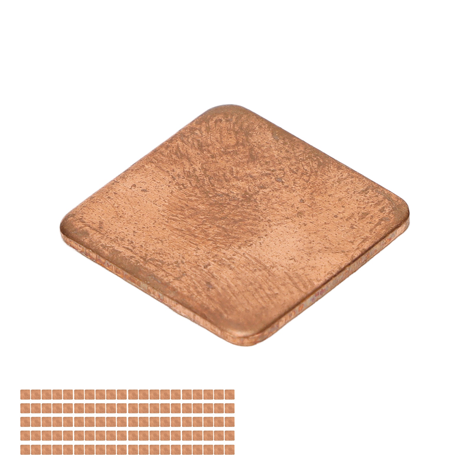 100x Copper Pad Shim Thermal Conductivity Burr Free Copper Shim Heatsink For SAL - Afbeelding 32 van 43