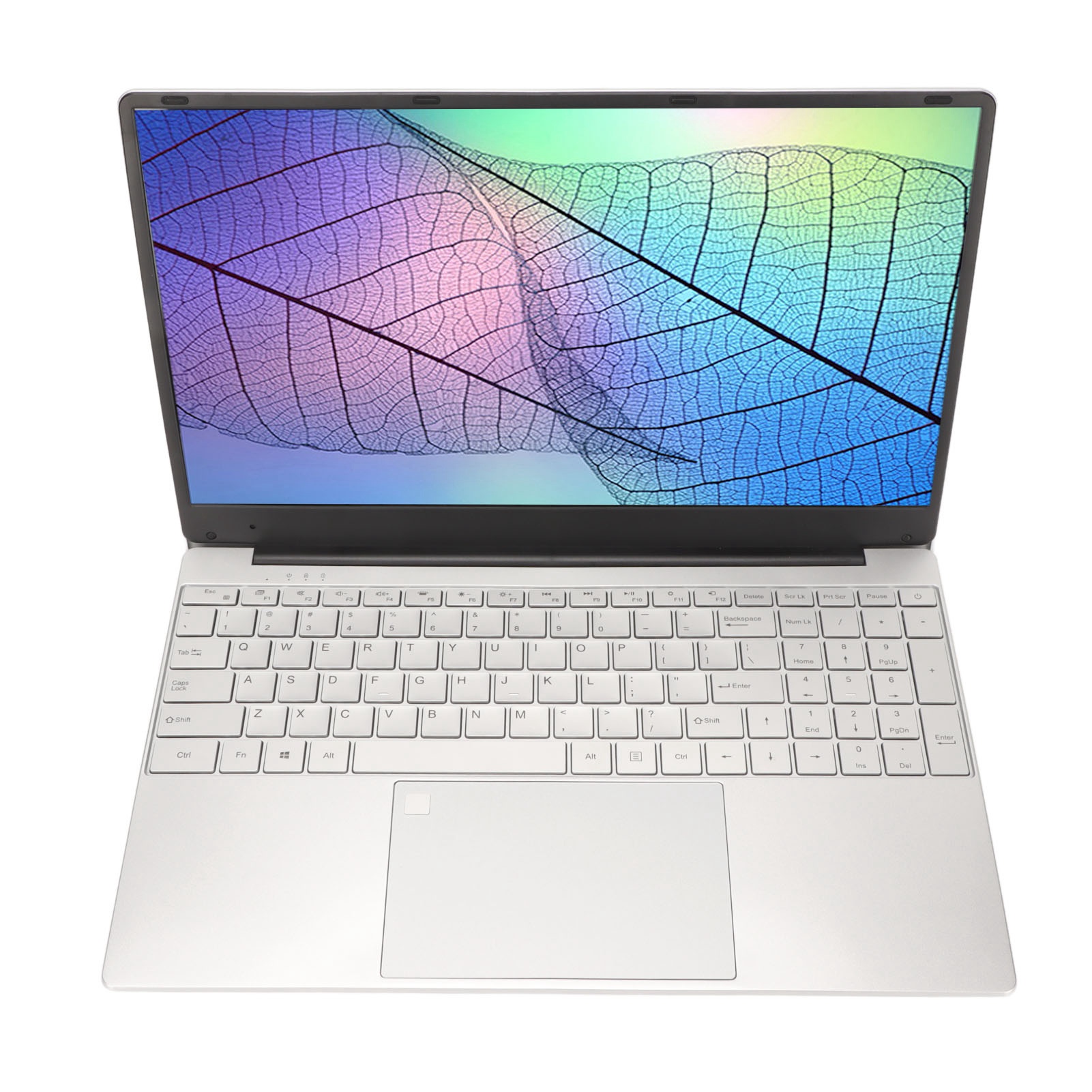 15.6in Laptop 16GB RAM For N5095 CPU Portable Silver Laptop With Backl NEW - Afbeelding 23 van 24