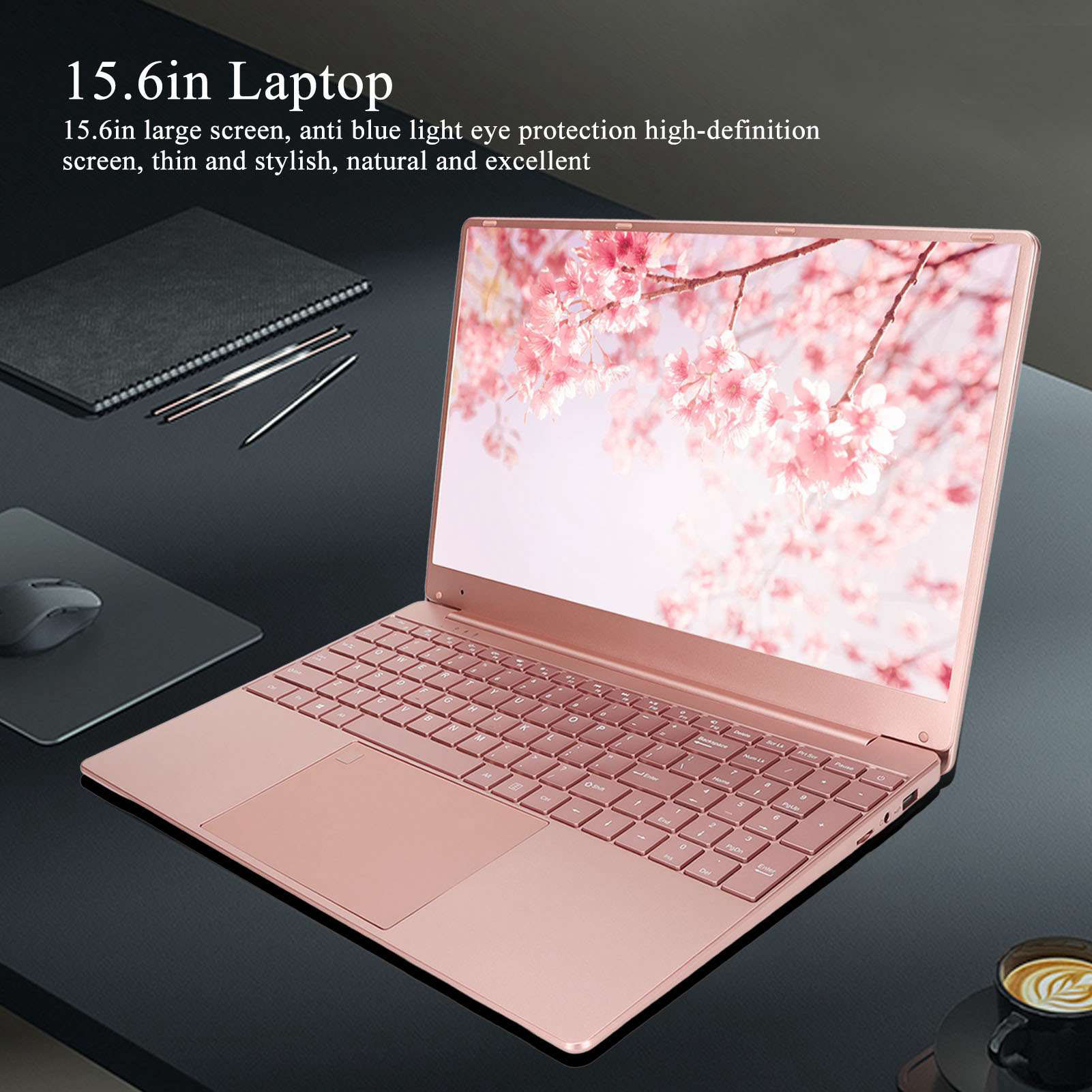 15.6in Laptop For N5095 CPU Pi-nk Mini Laptop For Window11 With Finger SAL - Afbeelding 26 van 36