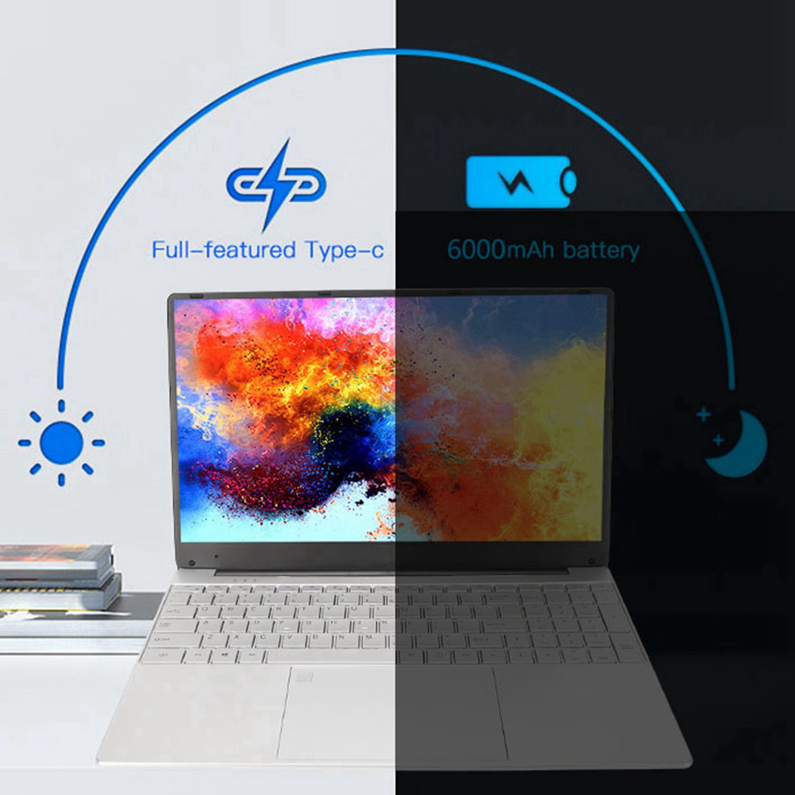 Laptop 15.6in For J4125CPU 8GB RAM For Win 11 Fingerprint Keypad Backl GHB - Picture 29 of 33