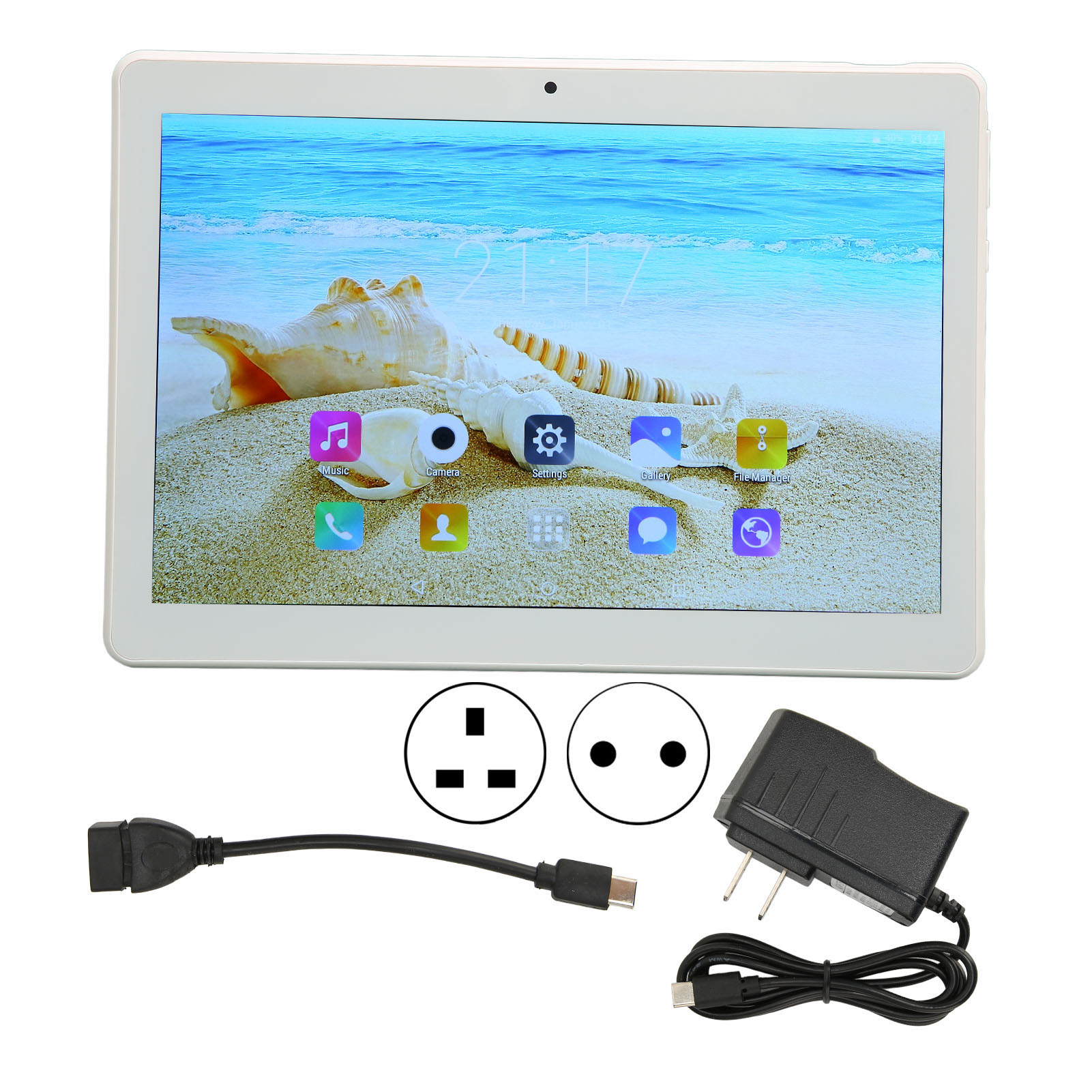 10.1in Tablet For Andr-oid 11.0 4GB 64GB Front 500W Rear 1300W 2.4G 5G Dual NEW - Afbeelding 18 van 18