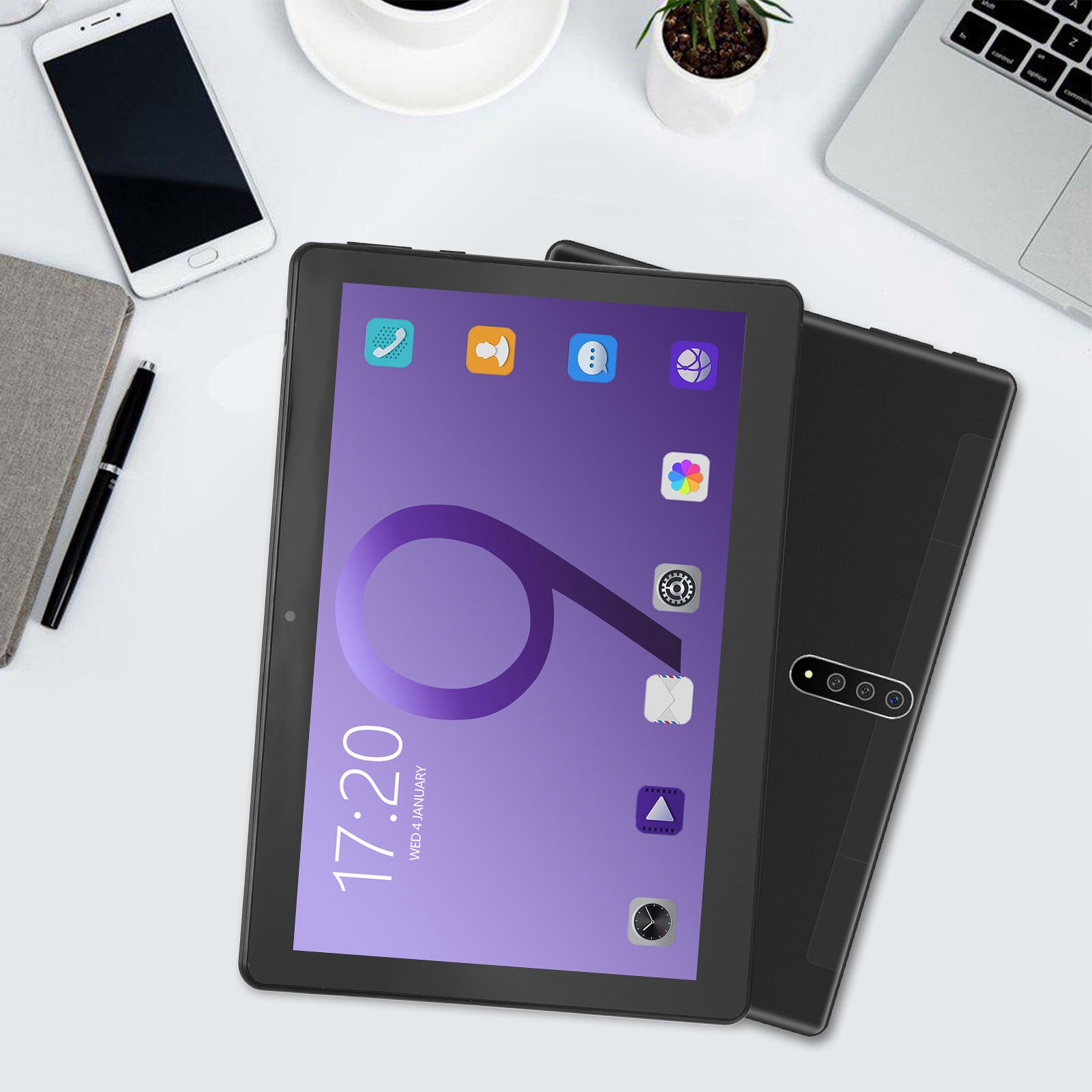 Tablet 10.1 pulgadas 1920x1200IPS 2.4 5G Doble Banda WiFi Para Android11 4GB 64GB Doble GSA - Imagen 27 de 29