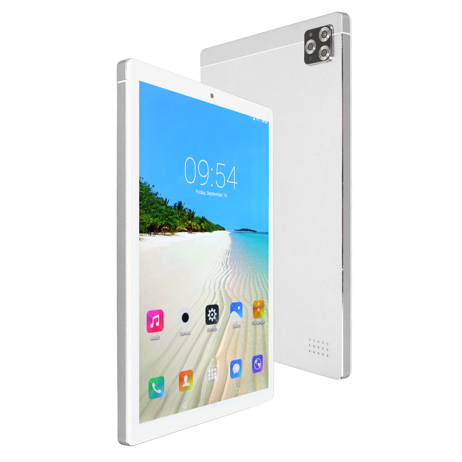 10.1 Inch Tablet Silver 4GB 64GB 1080x1920 IPS Display 10 Core CPU 8000mAh 13MP - Picture 30 of 30