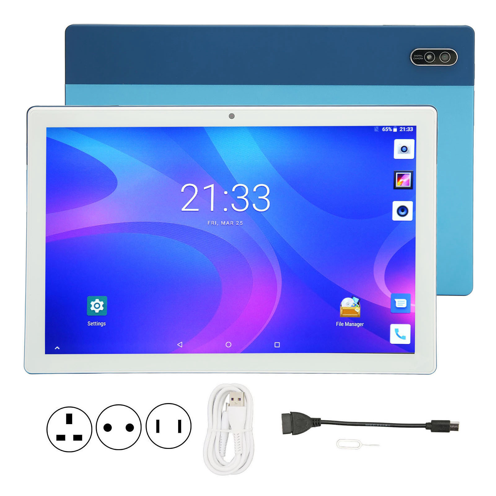 10in Tablet Octa Core Processor 8GB 256GB For Andr-oid 11 2.4G 5G WIFI 8MP 13 CT - Picture 26 of 33
