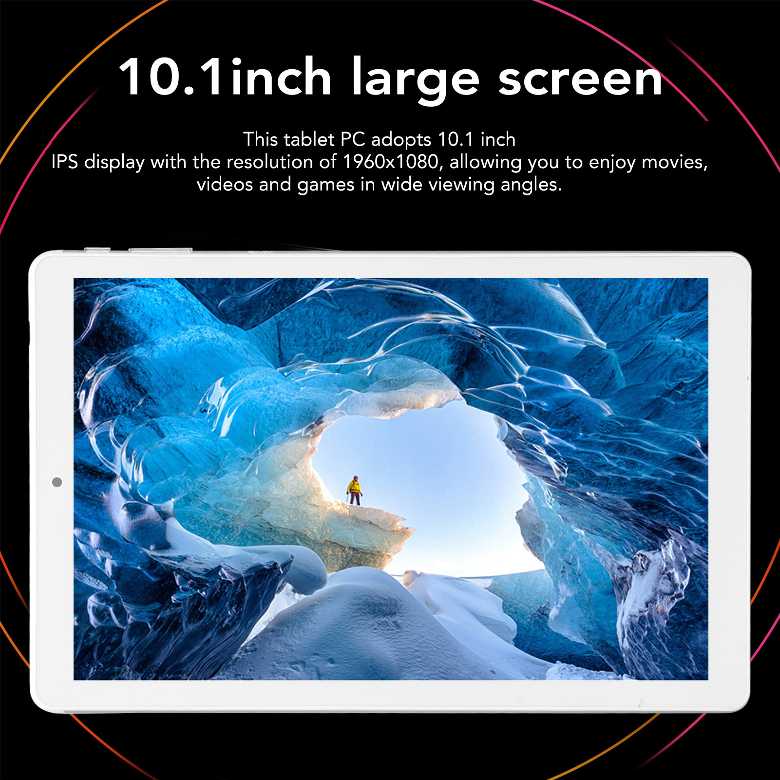 Silver Tablet 10.1in IPS Display 6GB RAM 128GB ROM Octa Core CPU 13MP Camera FY - Bild 27 von 33