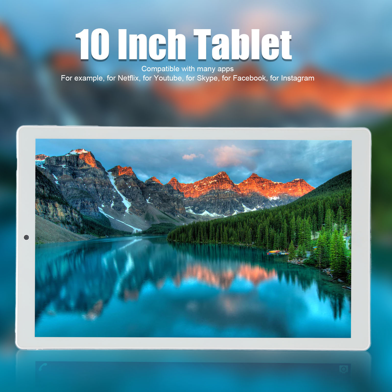 For Andr-oid 11 Tablet 10in HD Large Screen 3GB 64GB 8 Core Tablet With 3G N NEW - Afbeelding 20 van 24