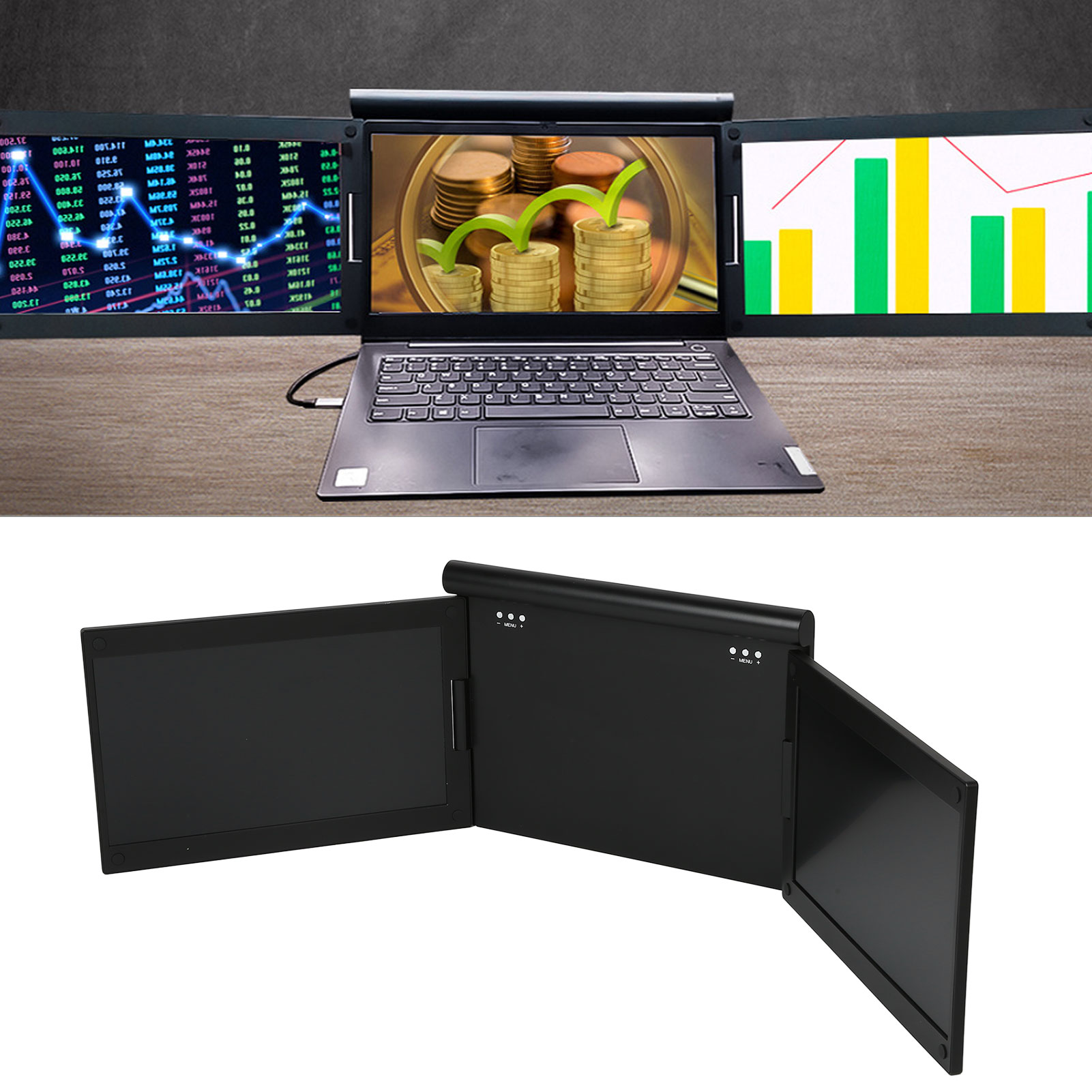 Dual Extender Screen 13.3 Inch IPS Full View 192080 HD Dual Laptop Monitor - Picture 33 of 36