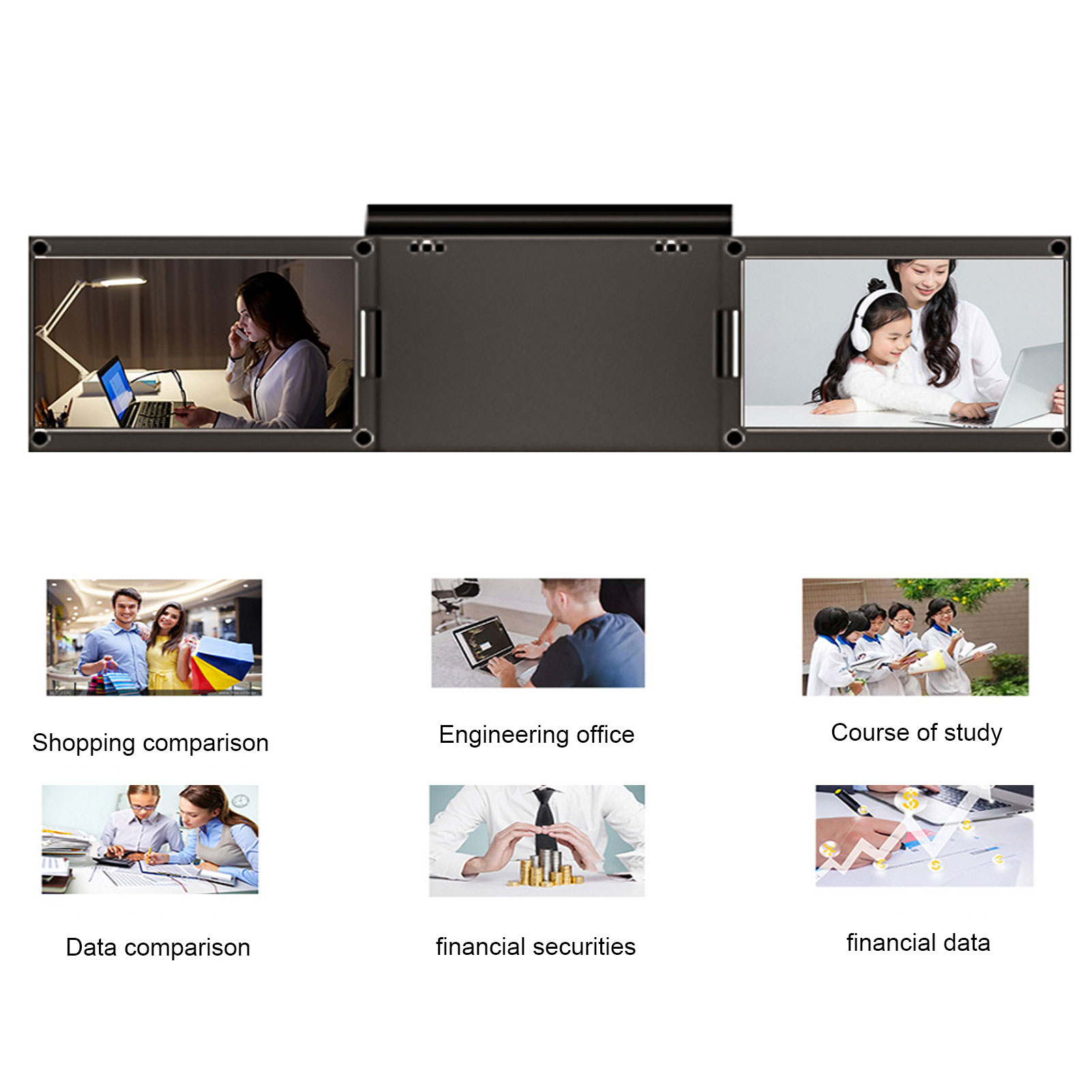 Dual Extender Screen 13.3 Inch IPS Full View 192080 HD Dual Laptop Monitor - Picture 34 of 36