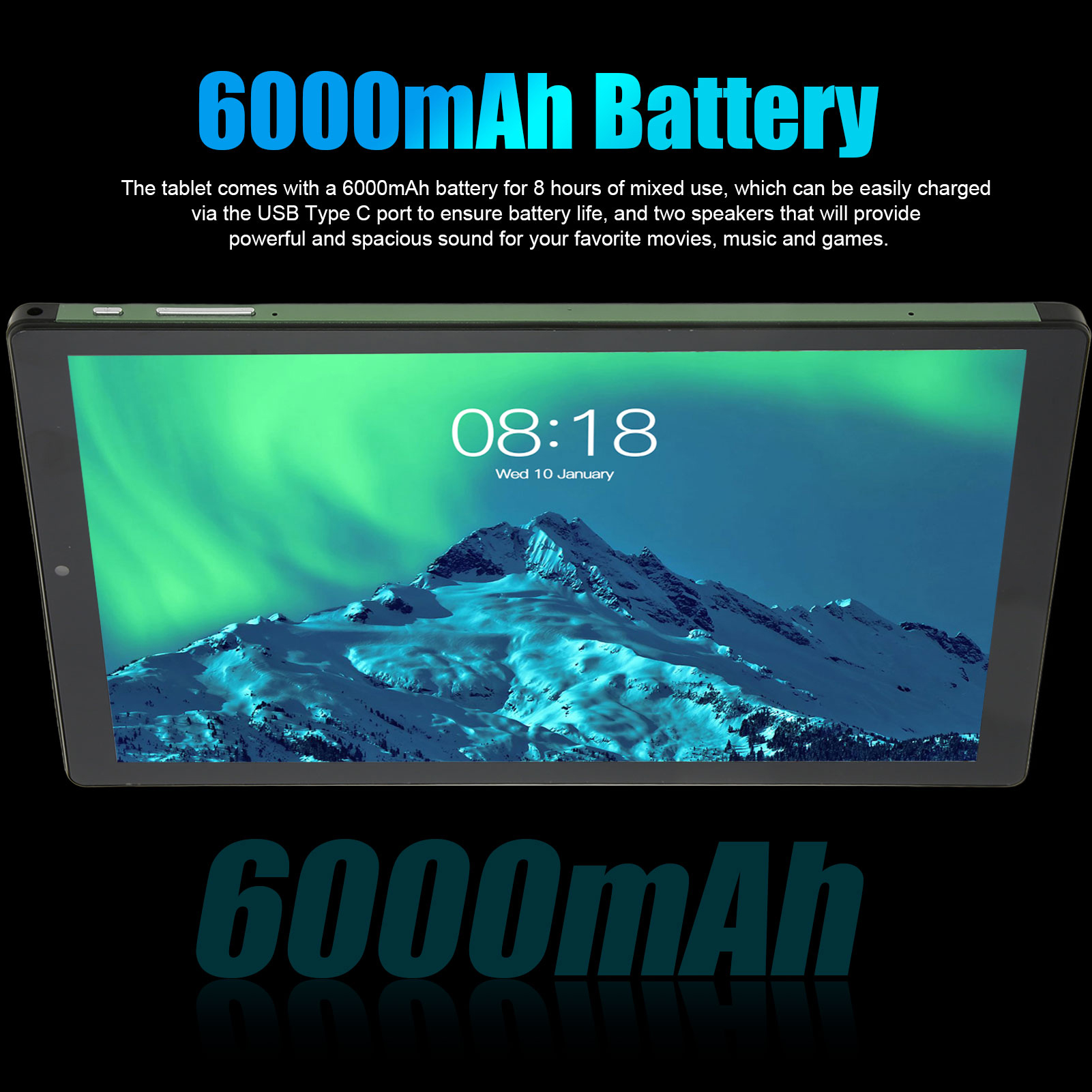 10.1 Inch Tablet 6G RAM 128G ROM 1920x1080 IPS Screen 2.4G 5G WiFi Calling - Picture 32 of 33