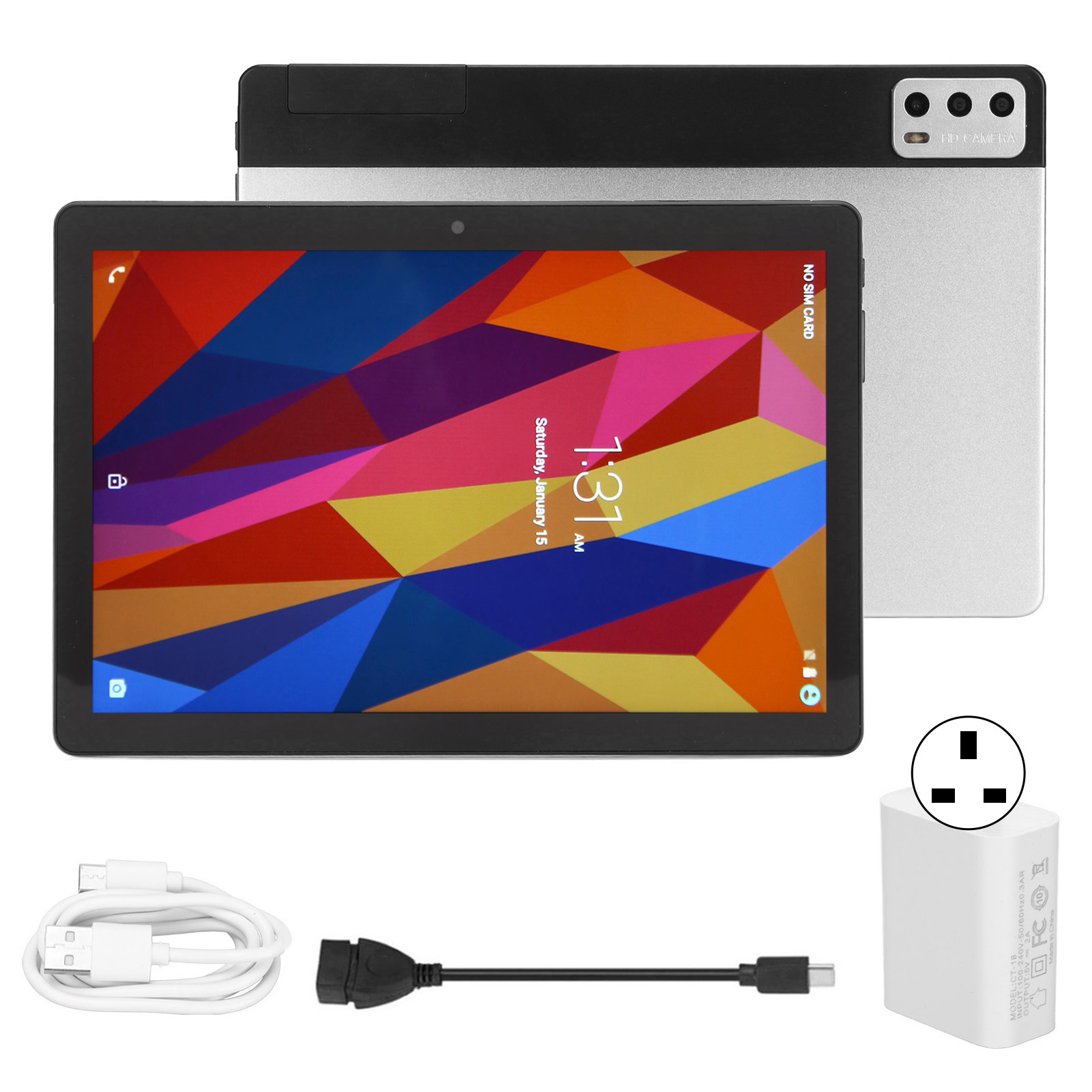 10.1in Tablet 2.4G 5G 5800mAh Type C Rechargeable 8GB RAM 256GB 1920x1200 - Picture 17 of 21