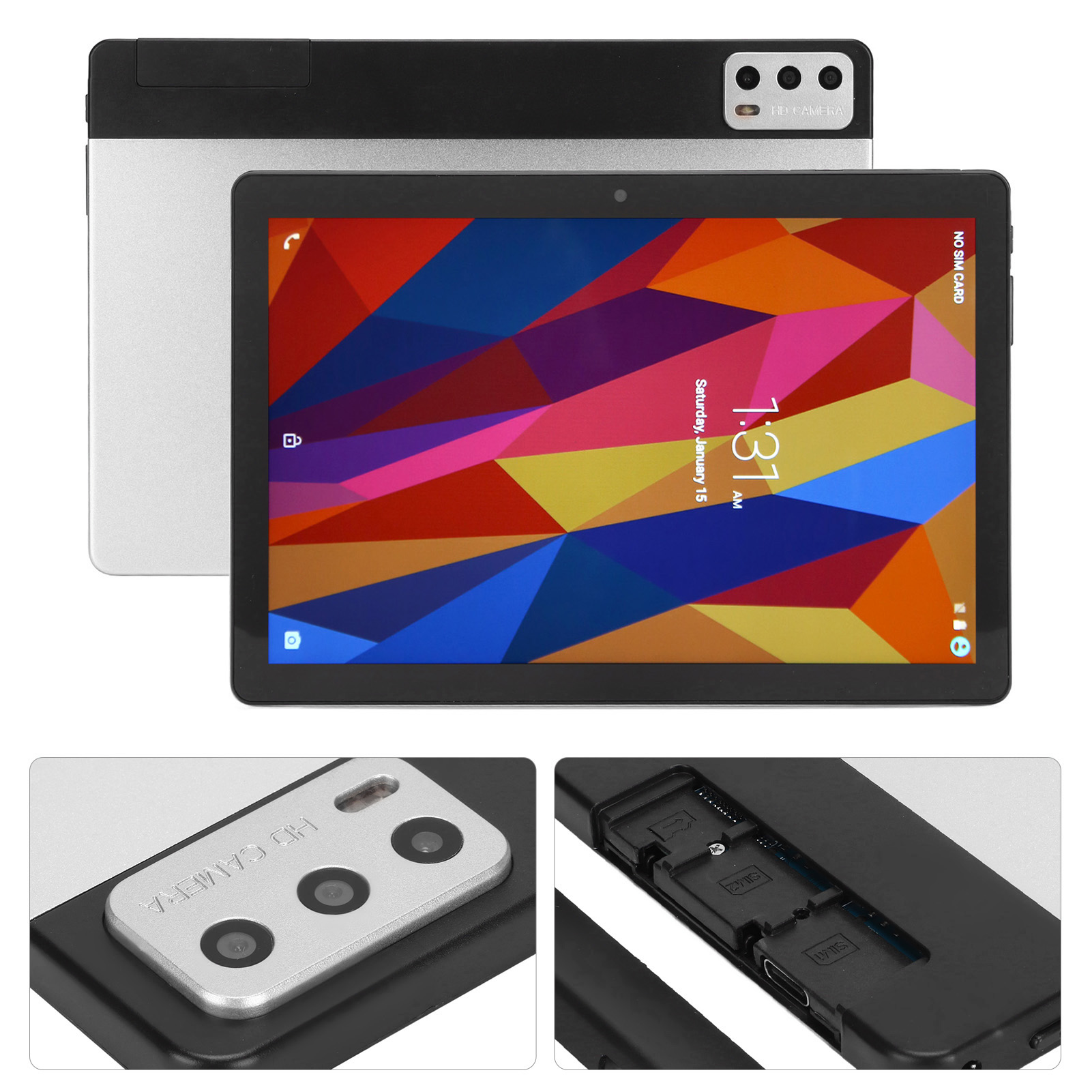 10.1in Tablet for Android11 2.4G 5G 5800mAh Type C Rechargeable 8GB RAM FMS - Picture 15 of 21