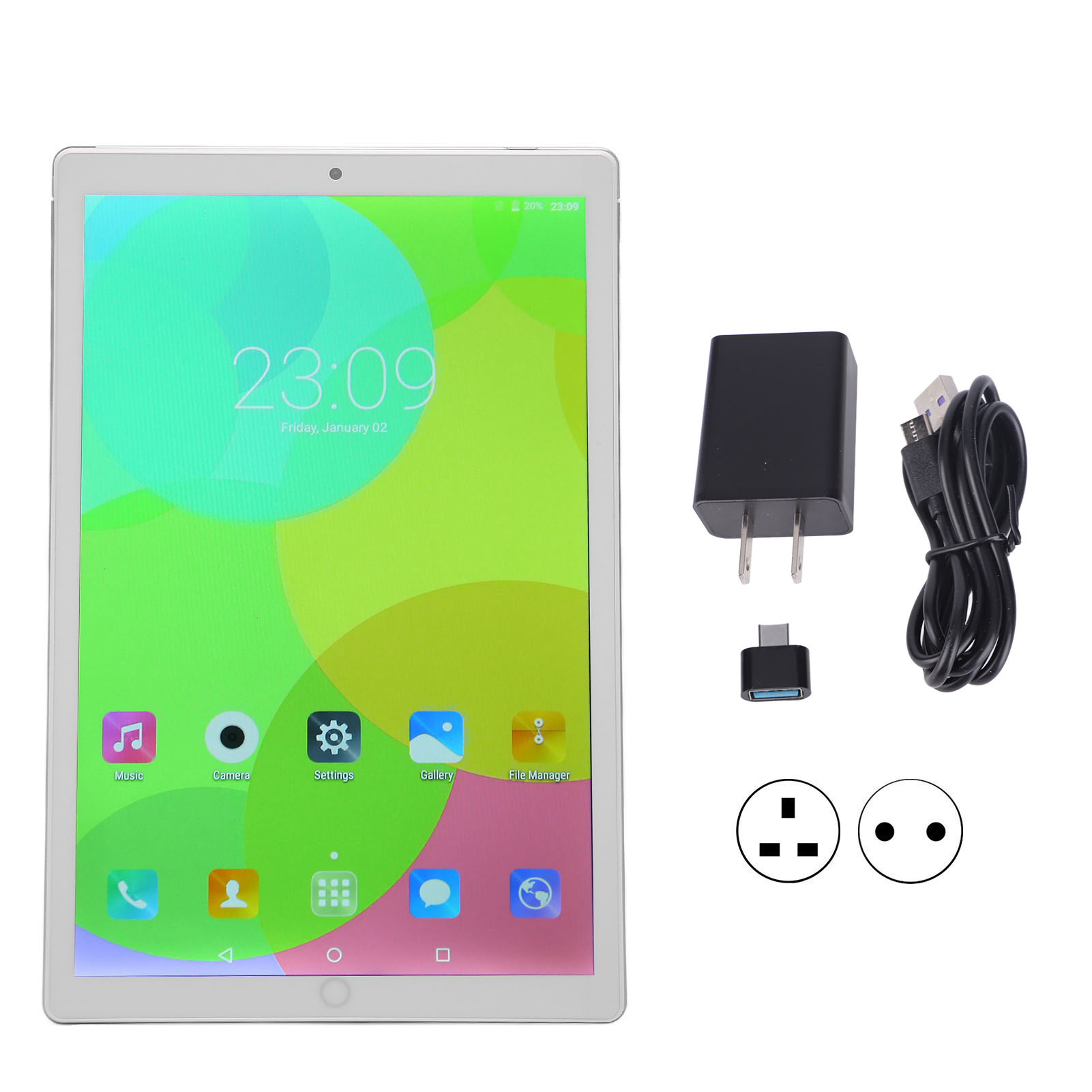 10.1in Tablet For Andr-oid11 2.4 5GWiFi 6G 128G 2560x1600IPS 5MP 8MP Dual Ca NEW - Imagen 16 de 18