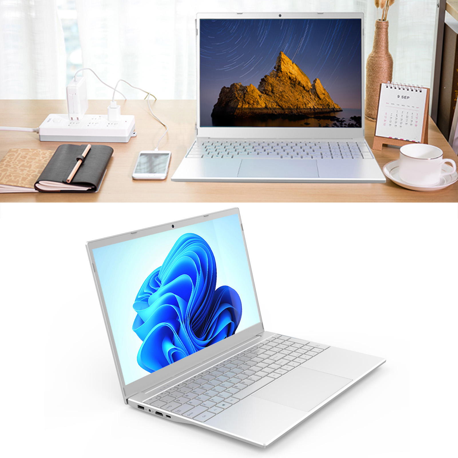 15.6in Laptop For 11 1920x1080 Quad Core Quad Thread 2.4GHz 5GHz WIFI IP NEW - Afbeelding 17 van 21