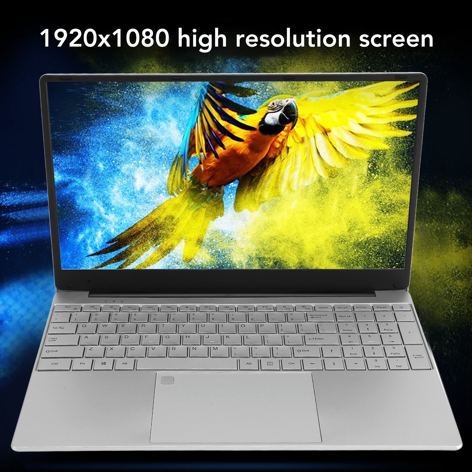 15.6in Laptop For Windo-ws 11 1920x1080 2.4GHz 5GHz WiFi Fingerprint Unlock NEW - Afbeelding 15 van 21