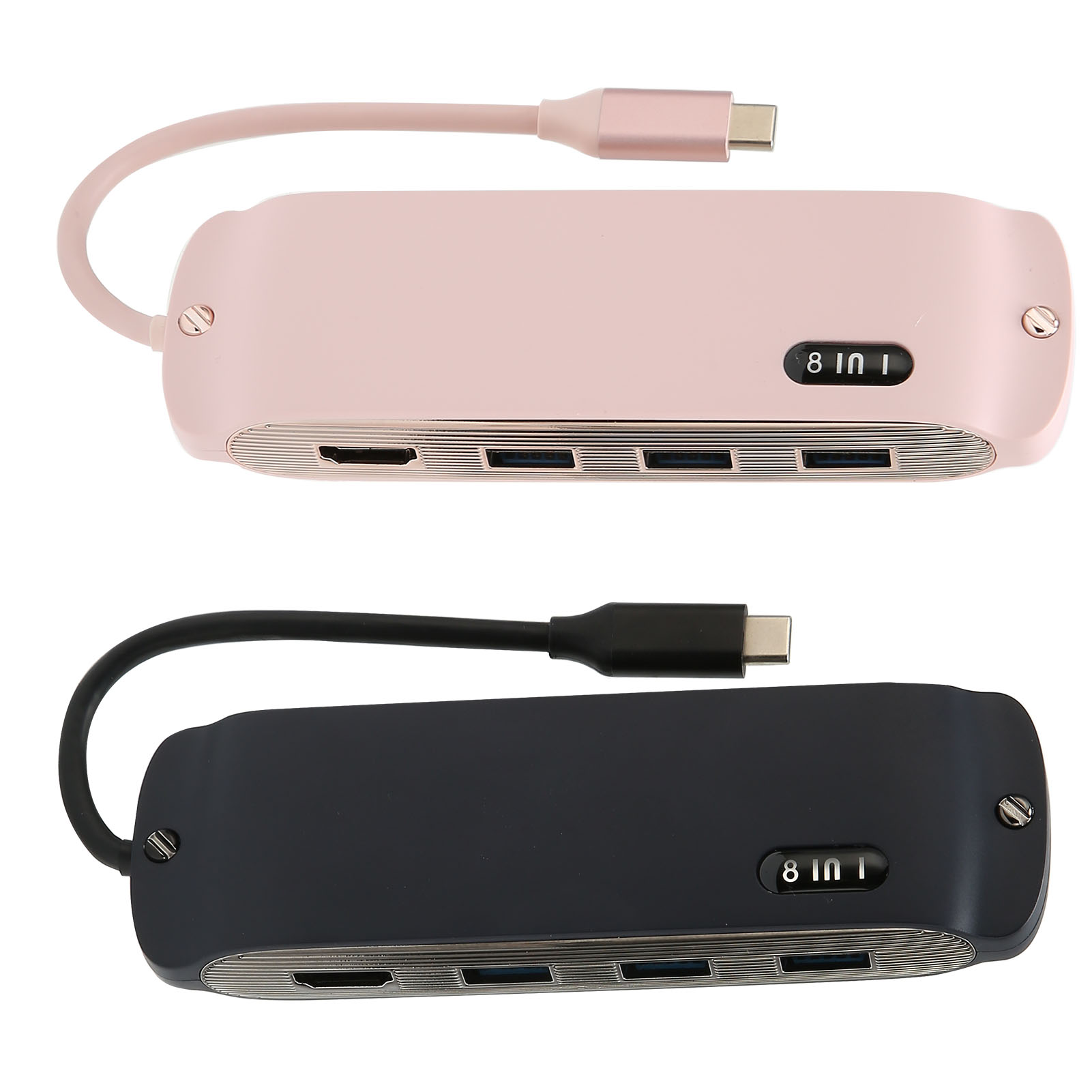 8 In 1 Docking Station Multifunction 4K30Hz HD Multiport USB 100M Network Por FY - Afbeelding 25 van 29