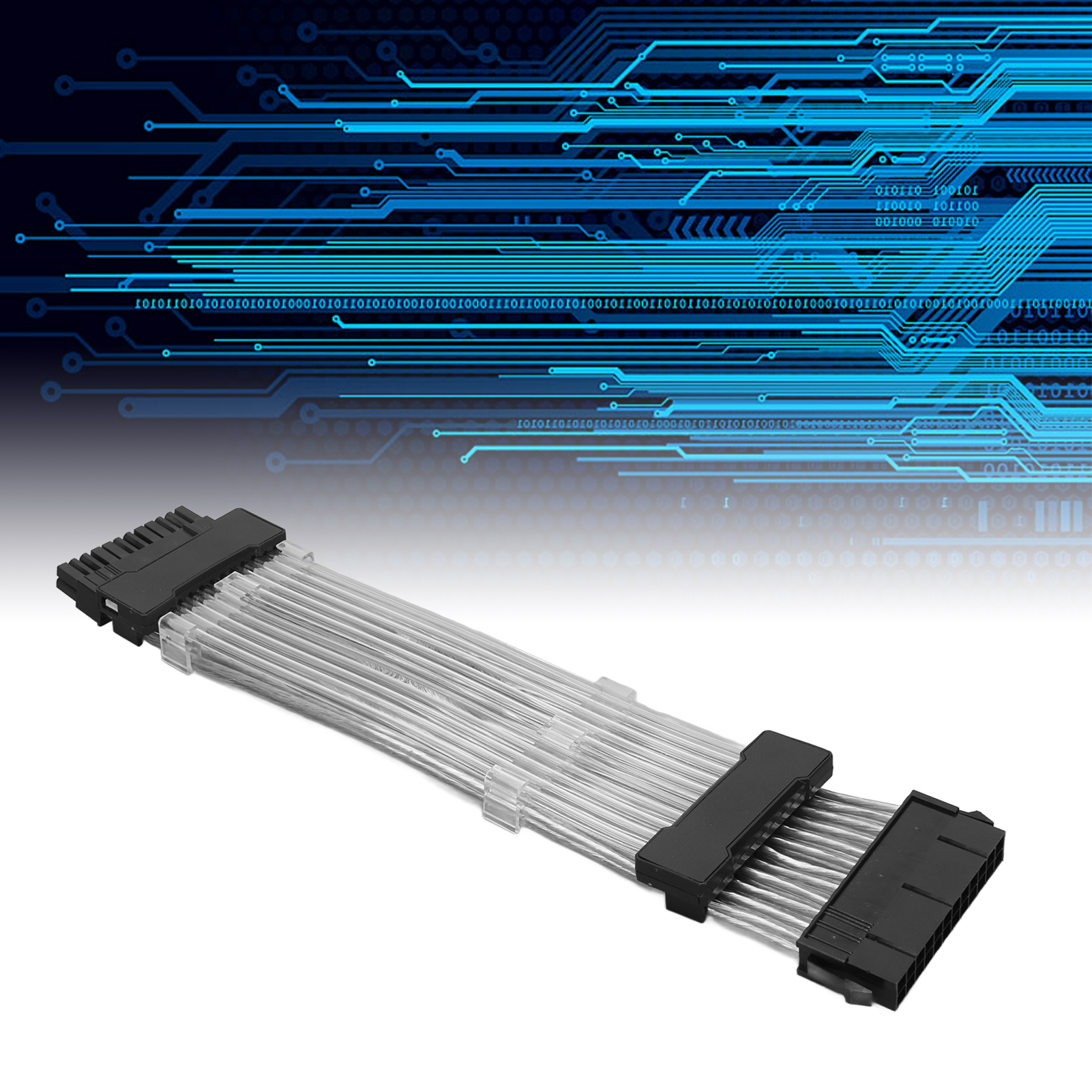 ARGB Extension Sleeved Cable 24PIN 5V 18AWG Wire Core Plug And Play Synchroni FY - Afbeelding 29 van 31