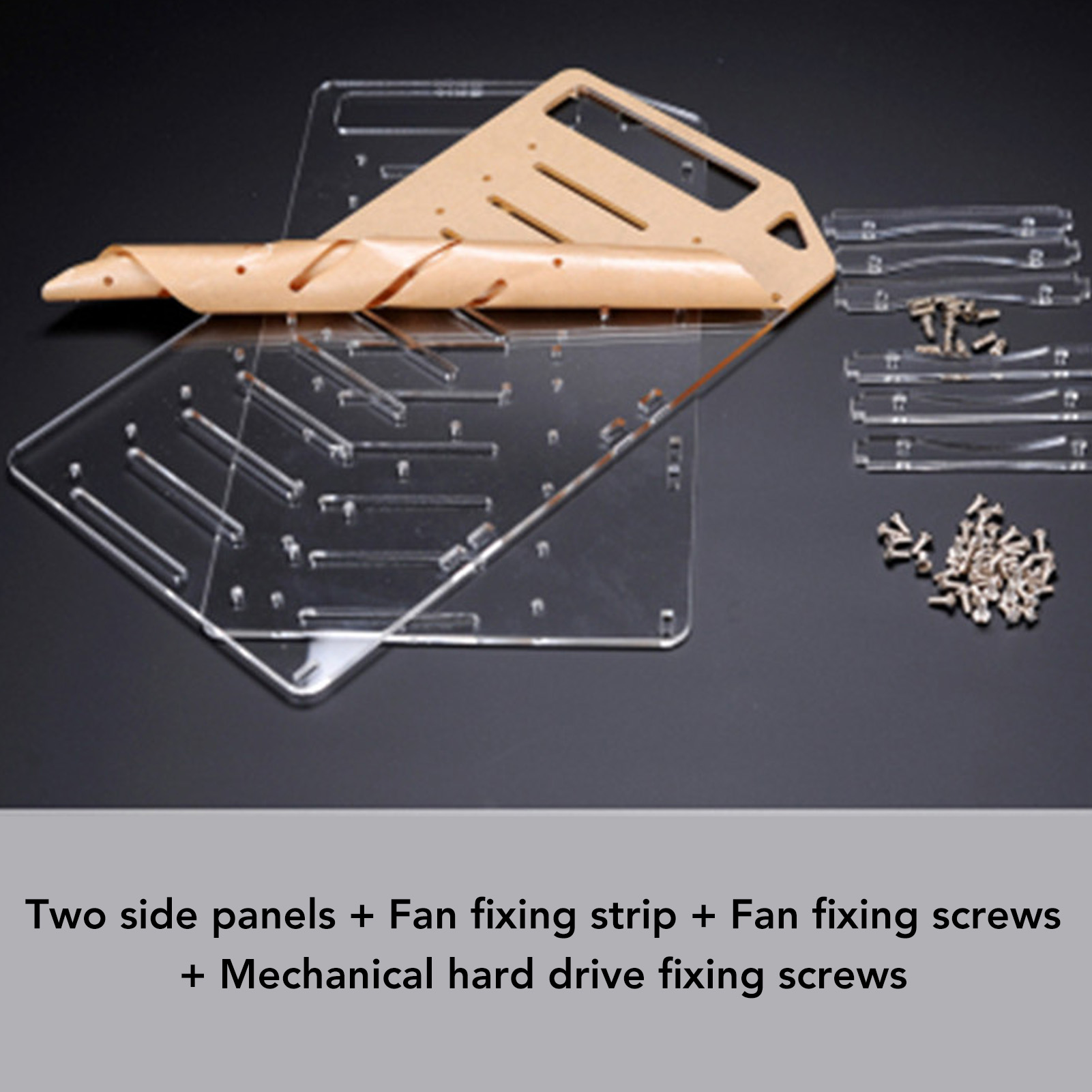 DIY Hard Drive Bracket Multi Layer Accurate Mounting Hole DIY Acrylic Hard Di CB - Afbeelding 26 van 36