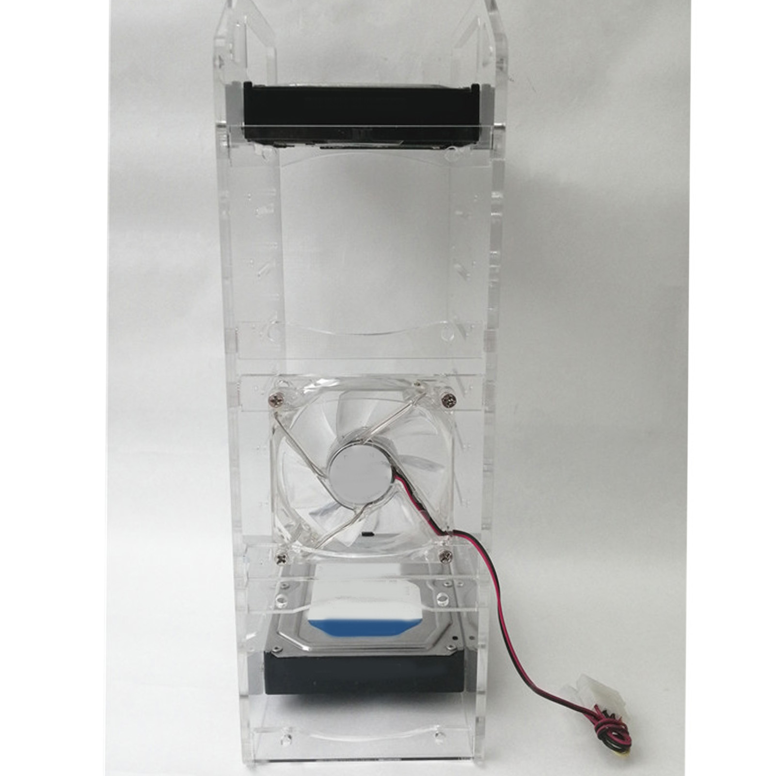 DIY Hard Drive Bracket Multi Layer Accurate Mounting Hole DIY Acrylic Hard Di CB - Afbeelding 30 van 36