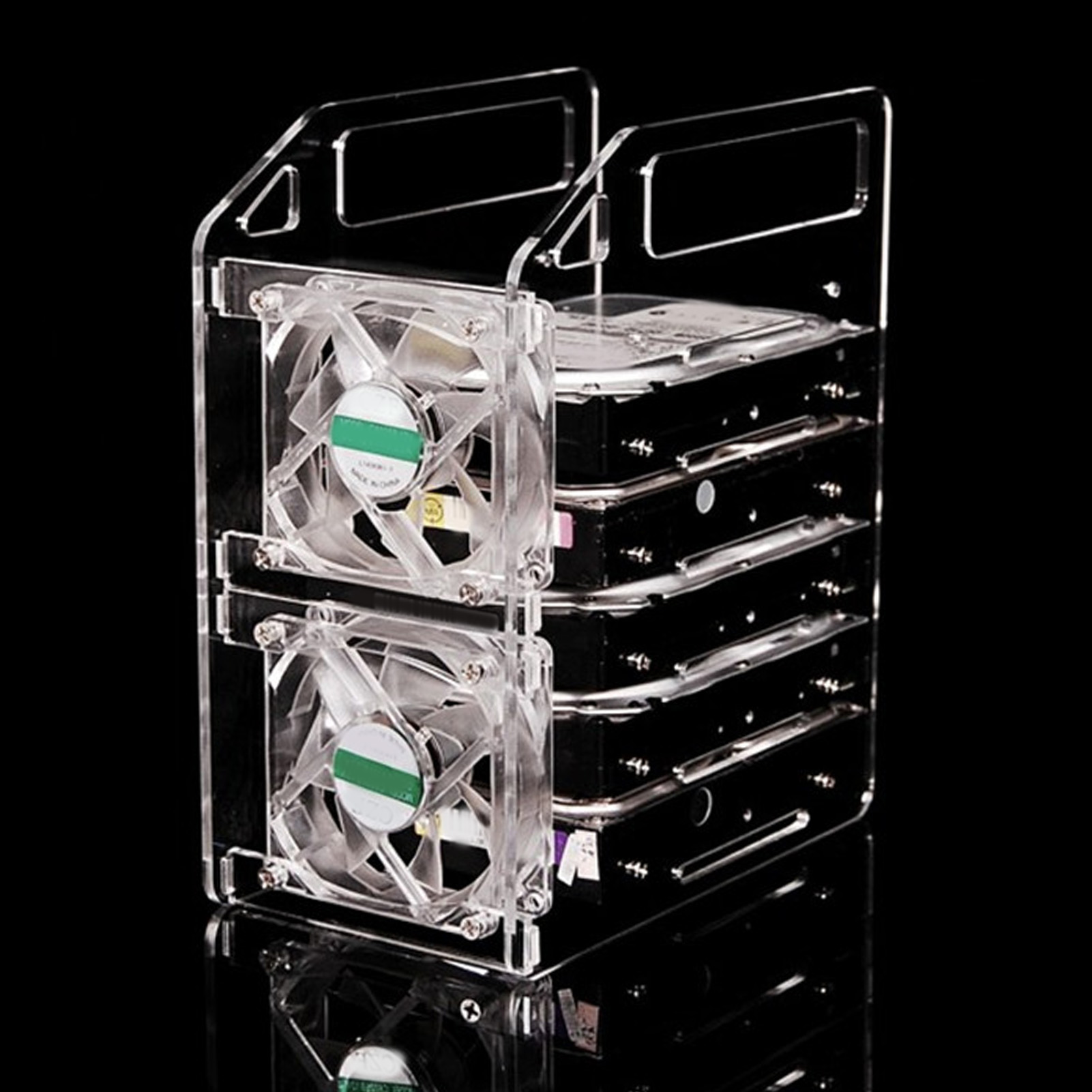 DIY Hard Drive Bracket Multi Layer Accurate Mounting Hole DIY Acrylic Hard Di CB - Afbeelding 29 van 36
