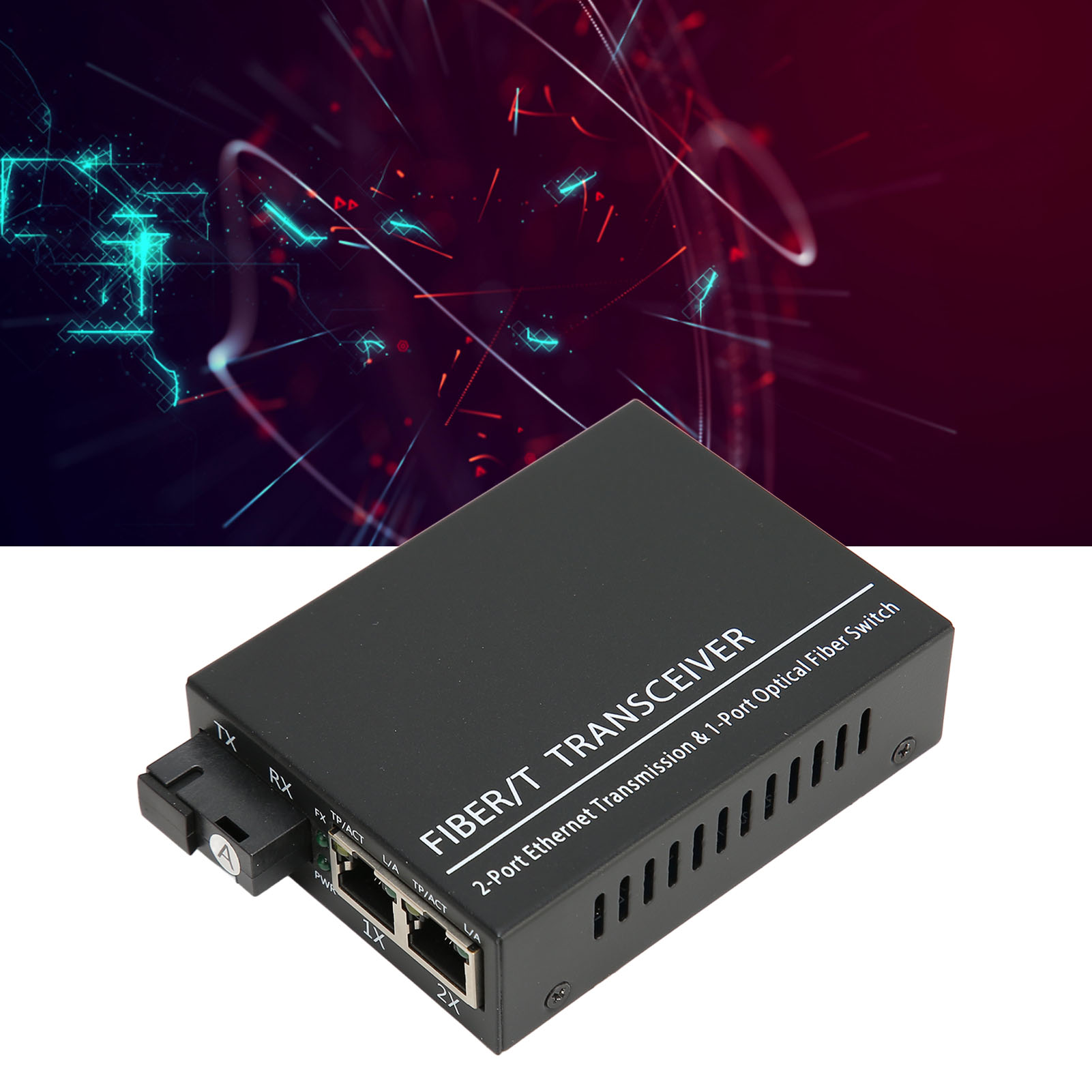 Fiber Transceiver Tx1310nm Rx1550nm Single Fiber Single Mode Up To 25km Fibe NEW - Afbeelding 16 van 21